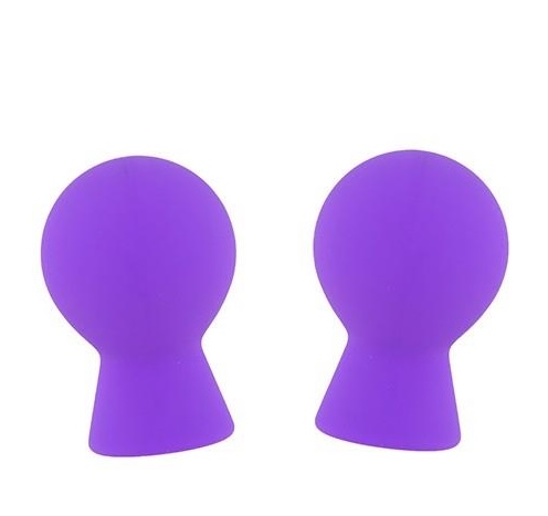 Помпы для сосков Lit-Up Silicone Nipple Suckers Pleasure Pumps, 7 см (фиолетовый)
