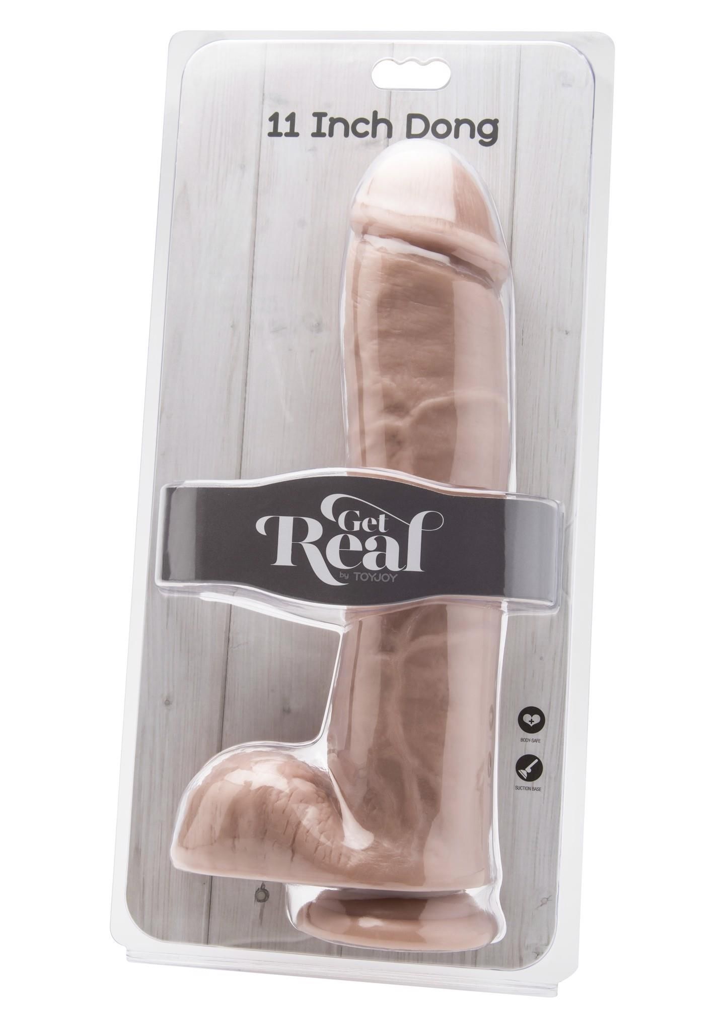 Фаллоимитатор Get Real 11 Inch Dong, 29 см (телесный)