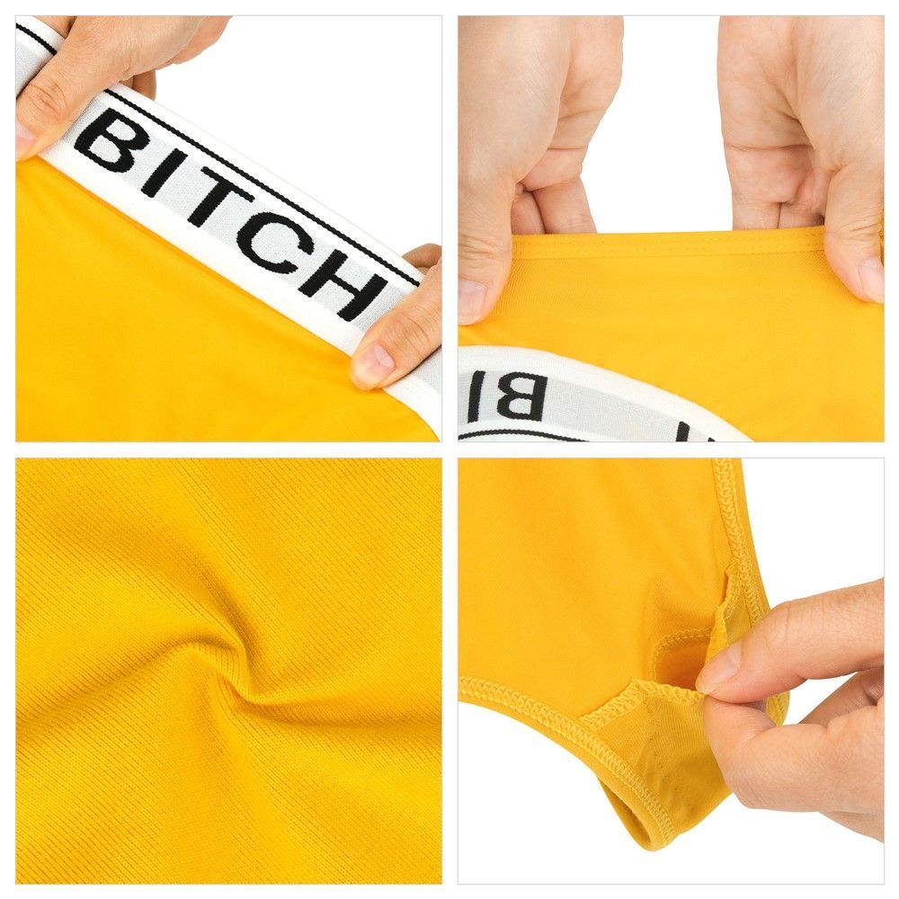 Трусики Lovetoy Ingen Bitch Vibrating Panties, XL (желтый)