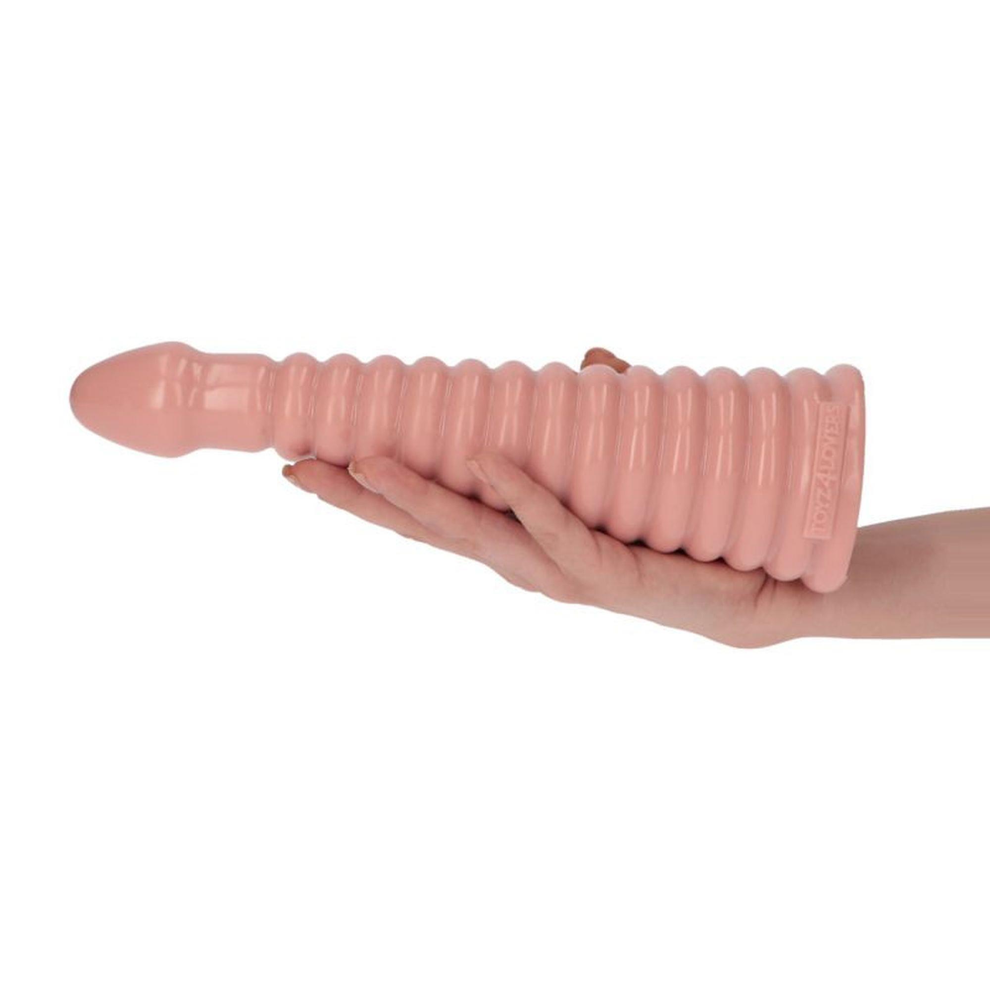 Korek analny Toyz4lovers Plug-Italian Cock 10", 26 cm (w kolorze cielistym)