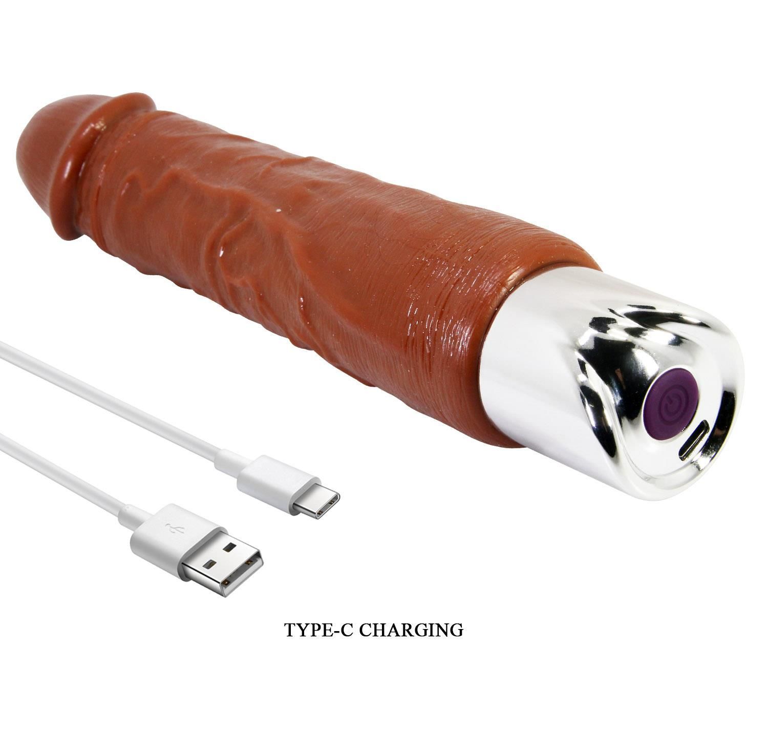 Вибратор Pretty Love Rufus Pro, 23.8 см (коричневый)