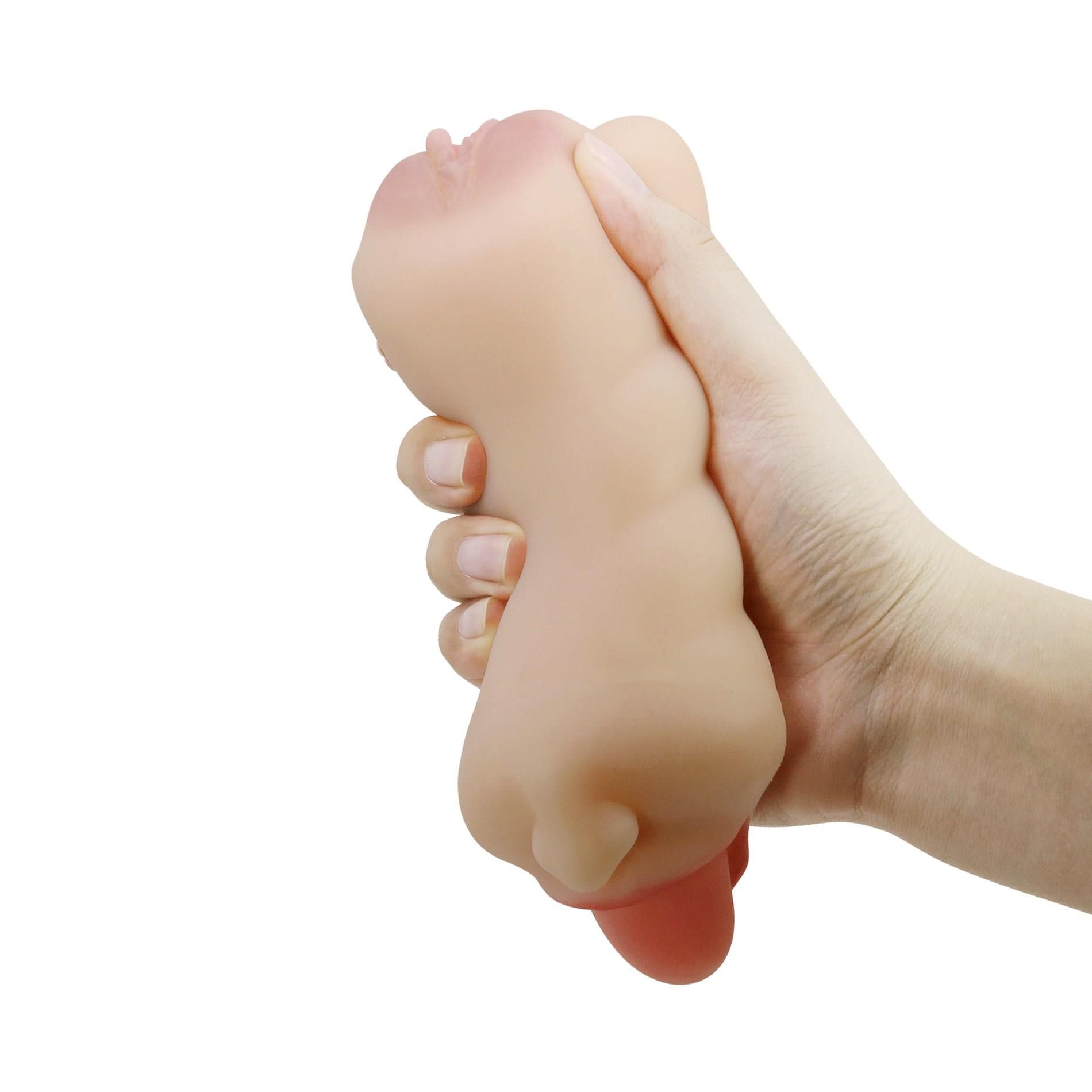 Masturbator podwójny Crazy Bull Sarah (w kolorze cielistym)