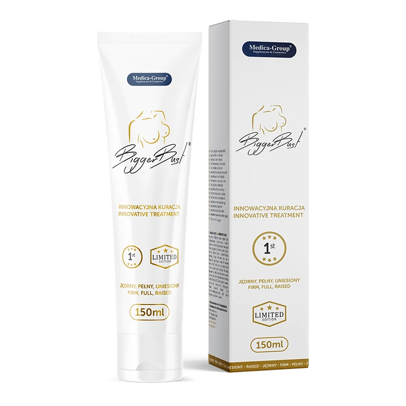 Medica-Group BiggerBust - Żel do powiększania i modelowania biustu, Bezzapachowy, 150 ml
