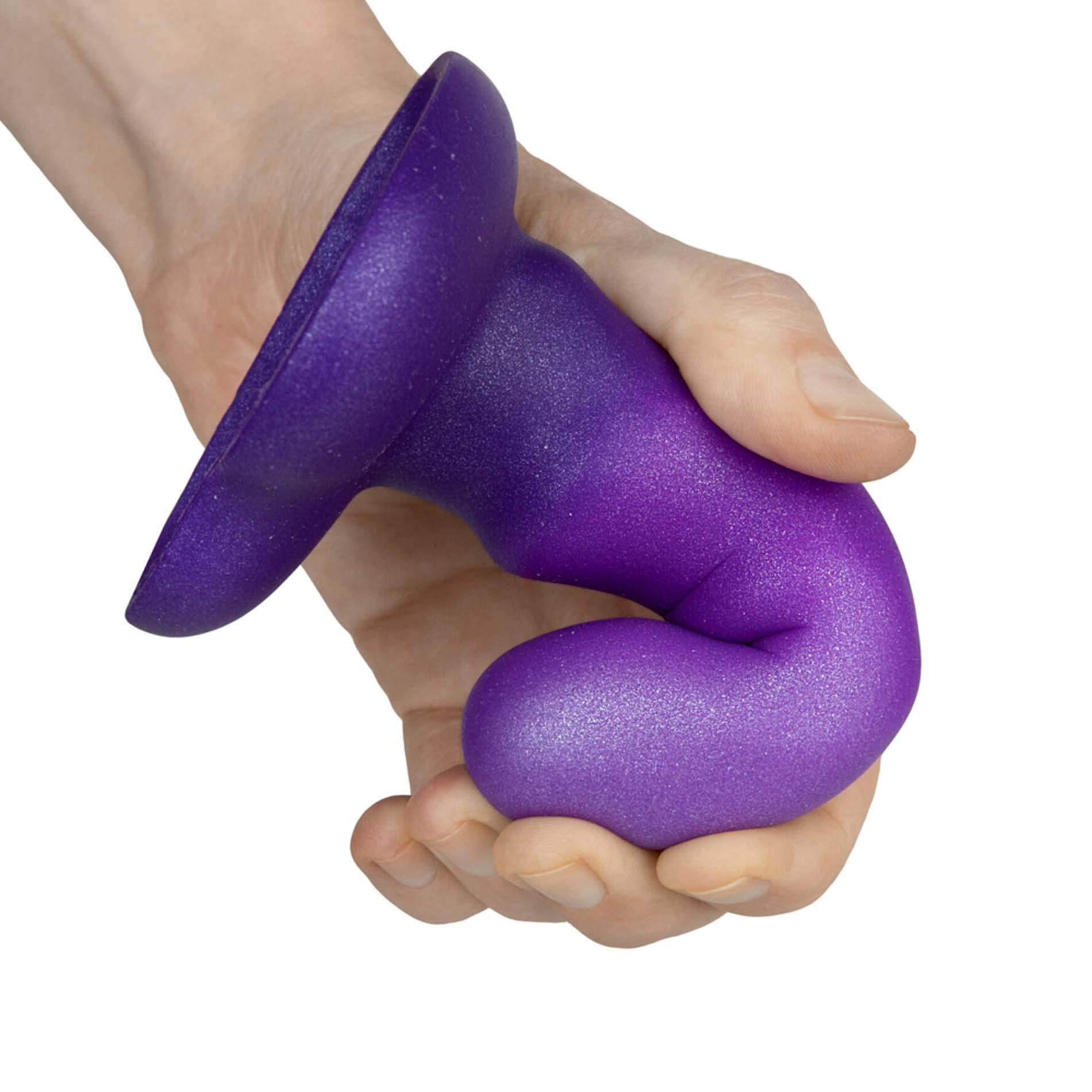 Фаллоимитатор Lola Games Flow Unicorn Mini, 12.5 см (фиолетовый)