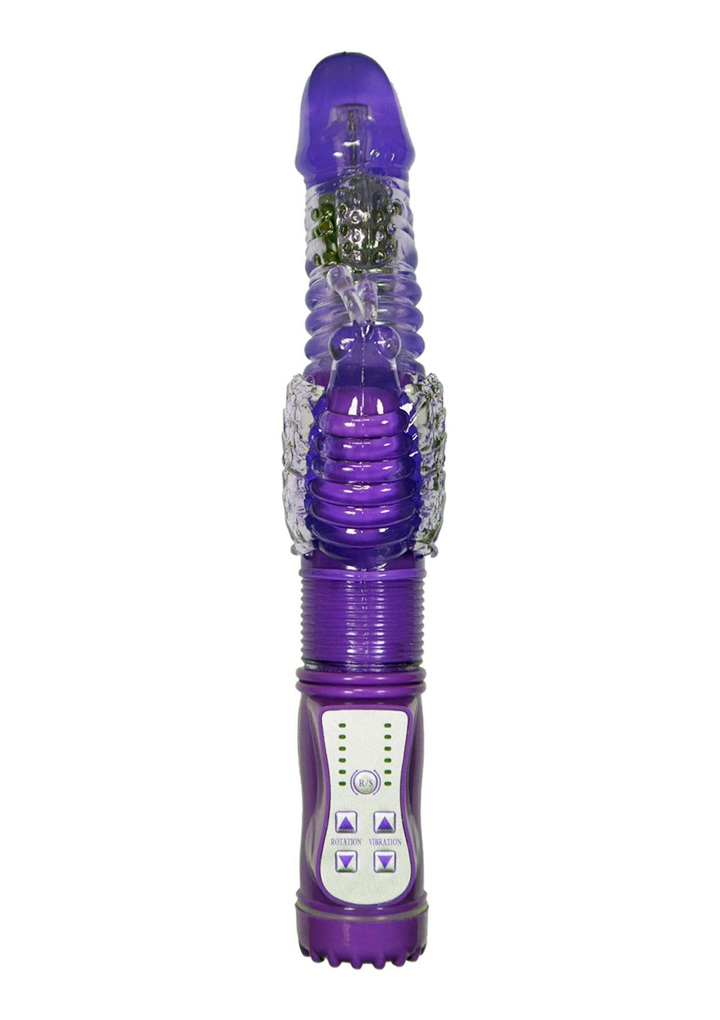 Вибратор-кролик Boss Series Rabbit Massager, 24.5 см (фиолетовый)