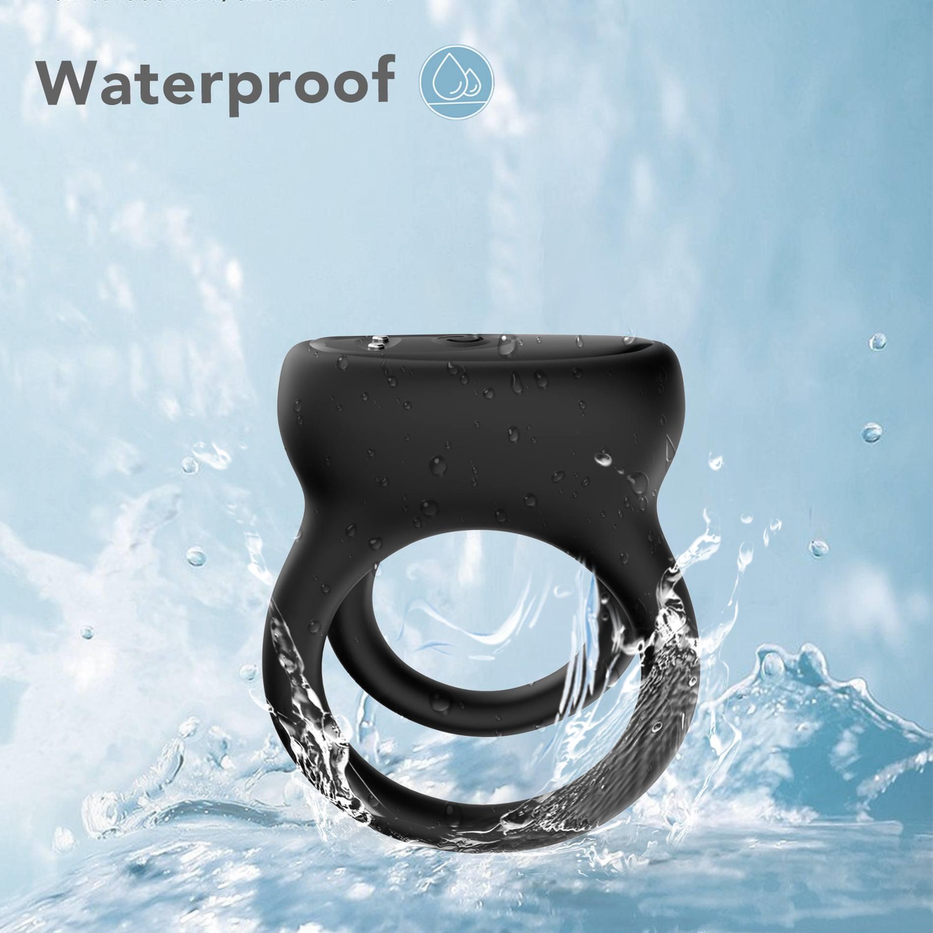 Віброкільце B - Series Joy Dualo Black, 6.9 см (чорний)