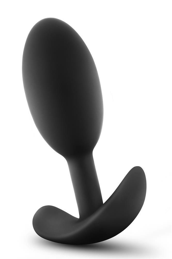 Analny korek Anal Adventures Platinum, 10,1 cm (czarny)