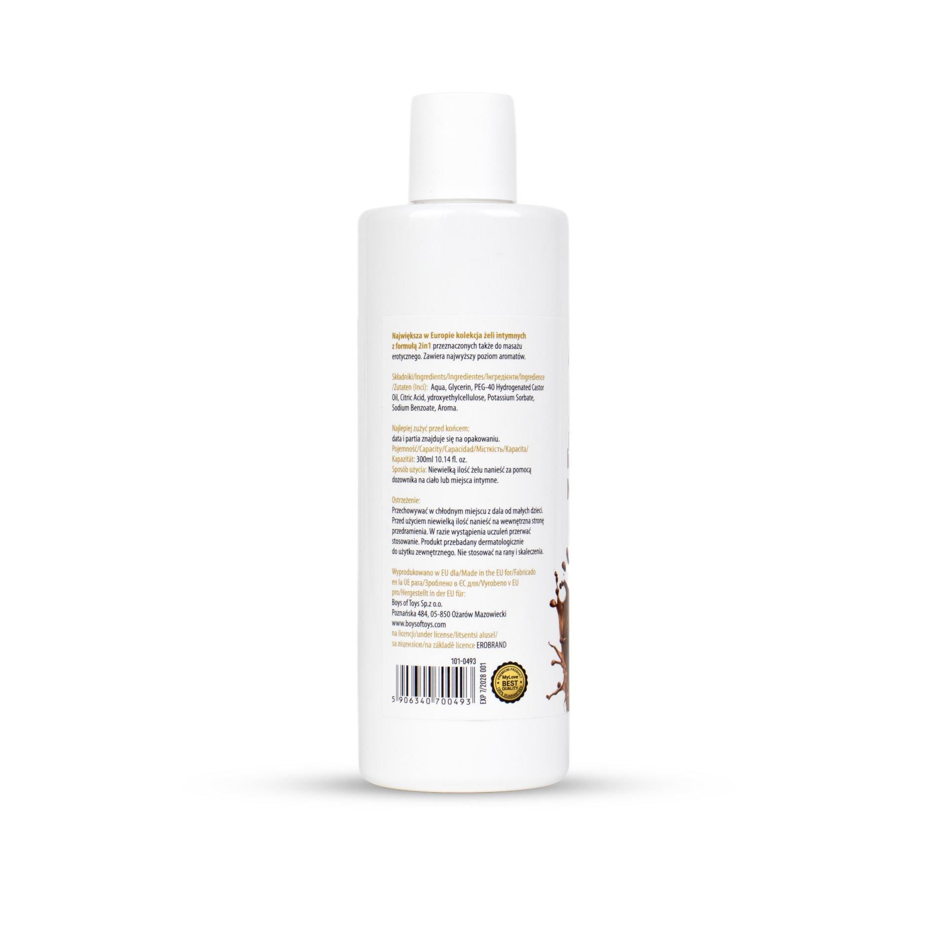 Lubrykant MyLove Aroma Series Intim&Massage 2in1 Nougat, 300 ml