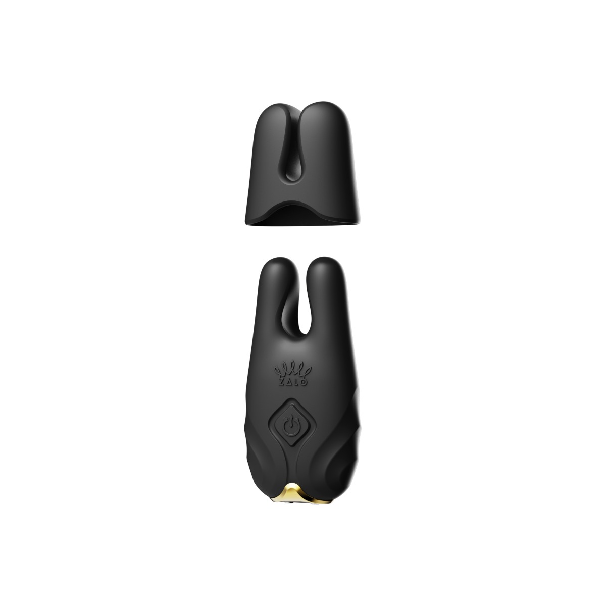 Вибратор для груди Zalo Nave Obsidian, 6,3 см (черный)