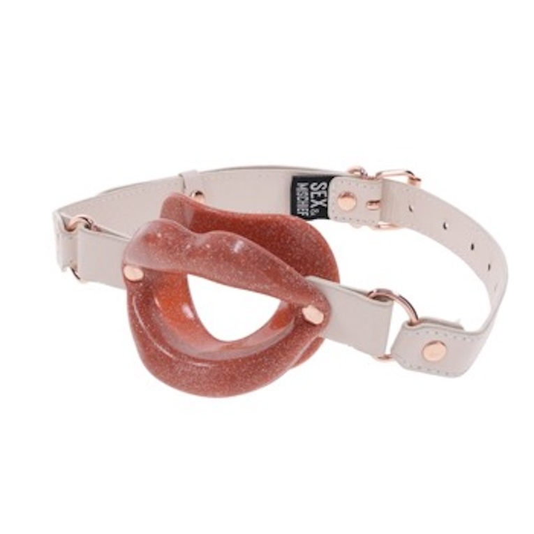 Кляп Sex & Mischief Peaches 'n CreaMe Silicone Lips (персиковый)