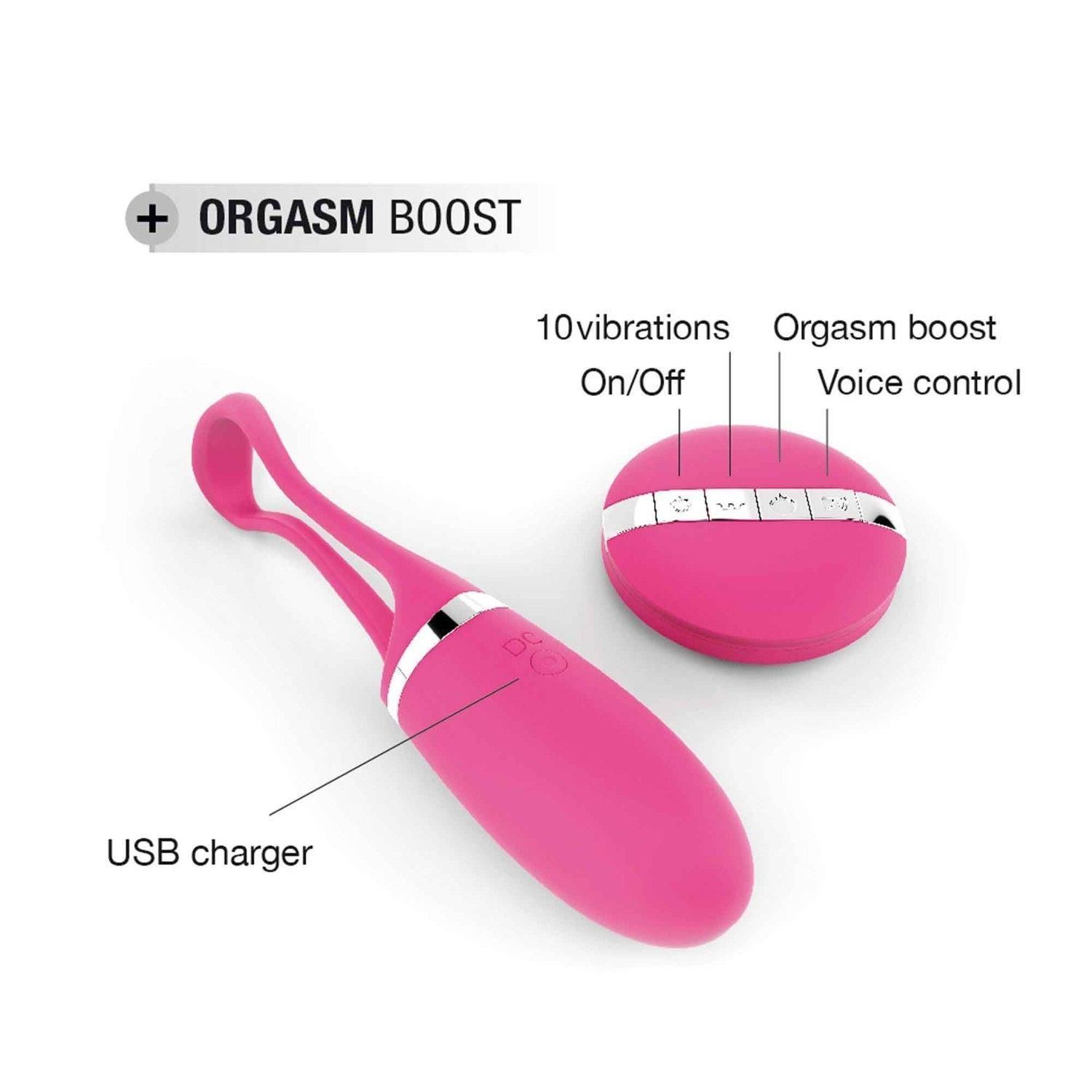 Виброяйцо Dorcel Secret Delight Magenta, 12,5 см (розовый)