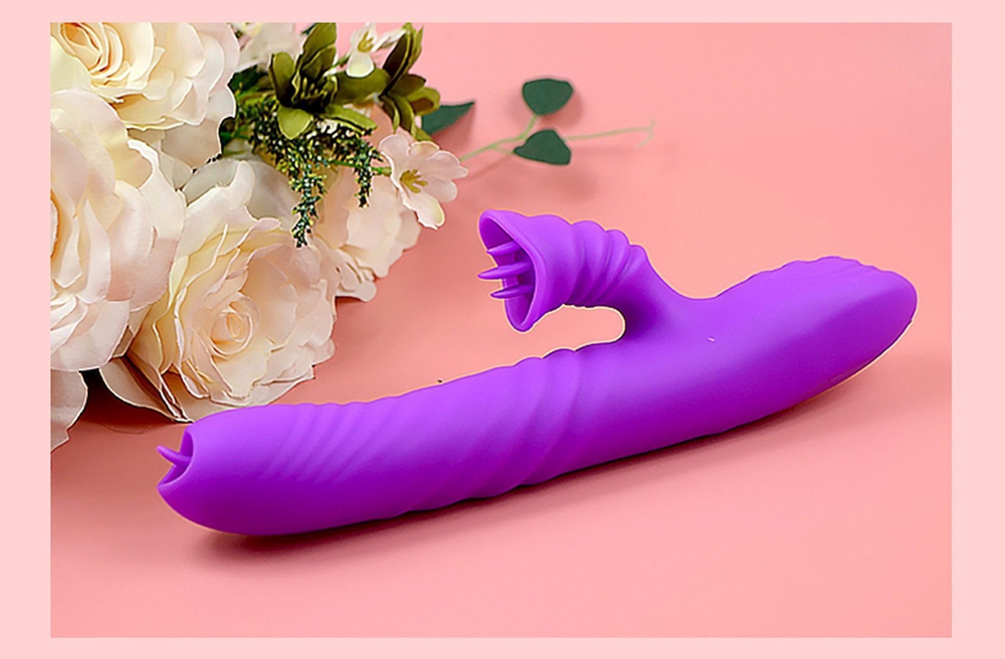 Вибратор-кролик Boss Of Toys Angelia, 23 см (фиолетовый)