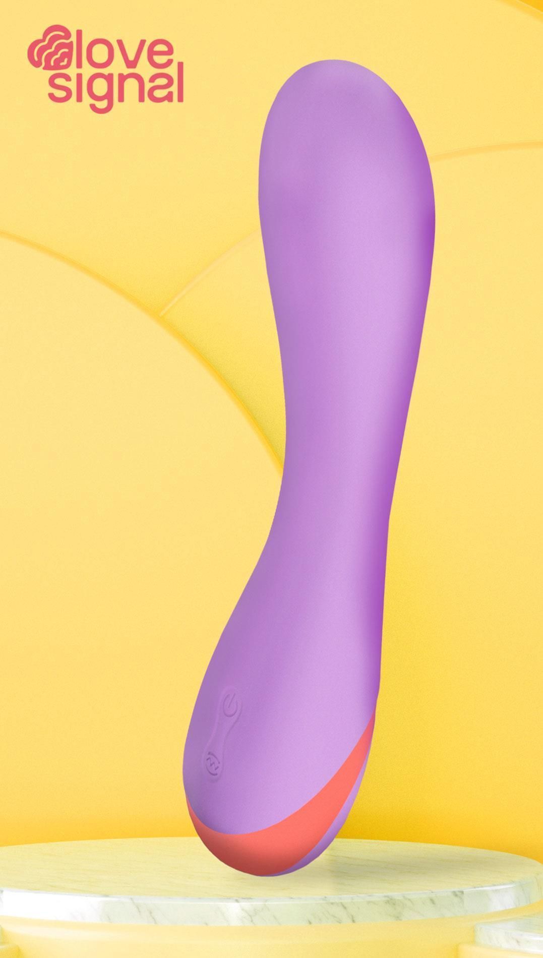 Wibrator Dream Toys Twin Toned, 19 cm (fioletowy)