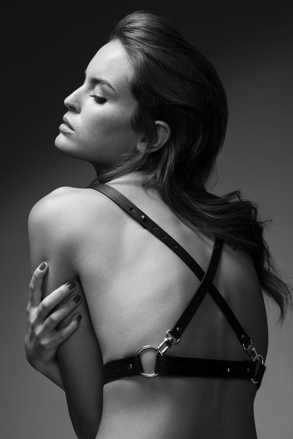 Портупея Bijoux Indiscrets Maze X Harness (чорний)