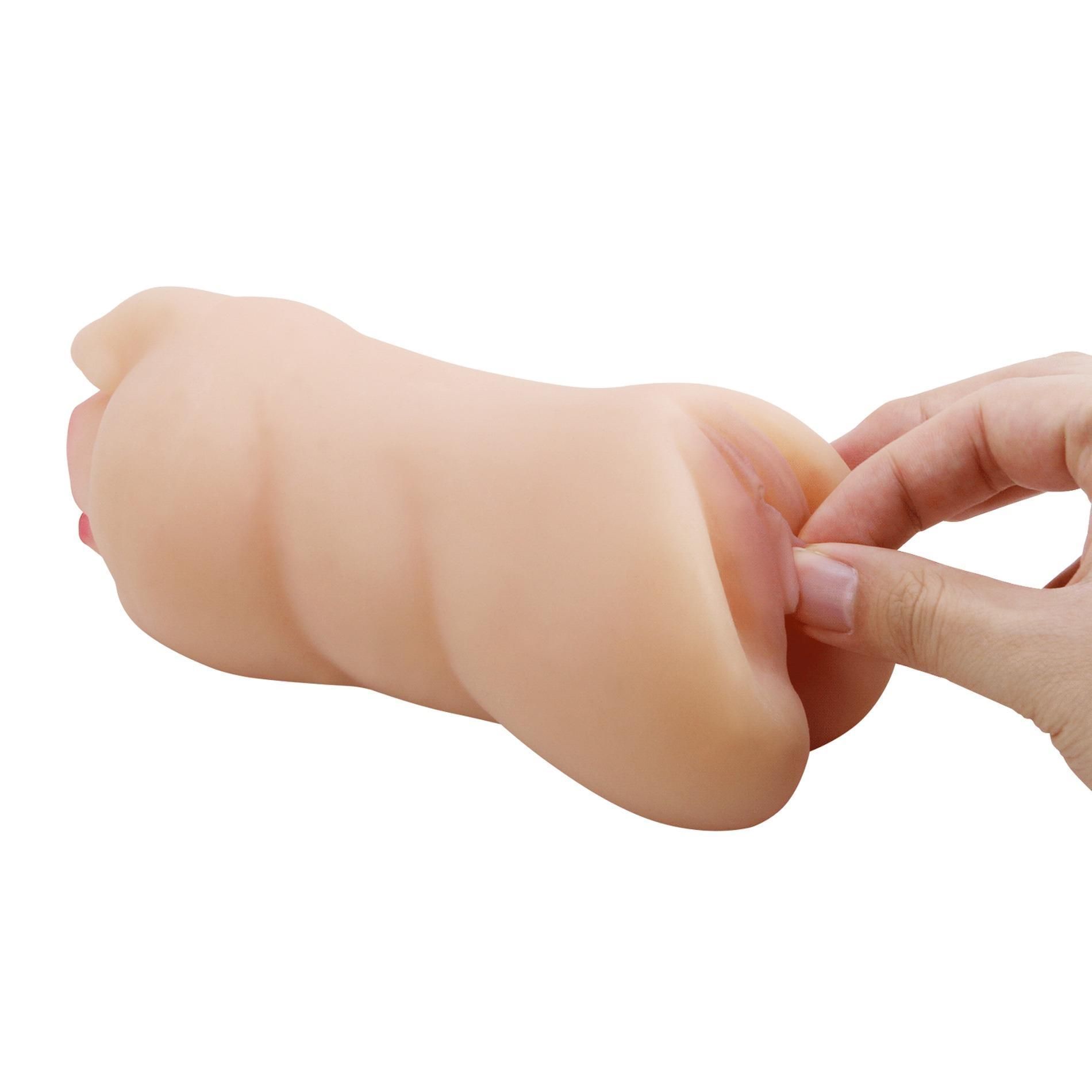 Двойной мастурбатор Crazy Bull Zoey (телесный)