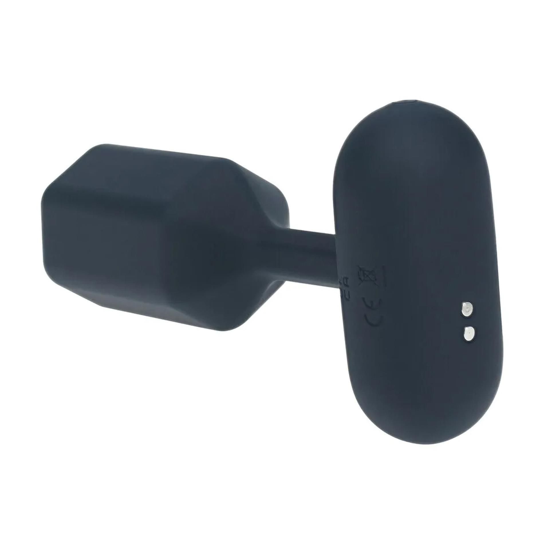 Korek analny Levelz Hexagonal Anal Plug M, 12.3 cm (czarny)