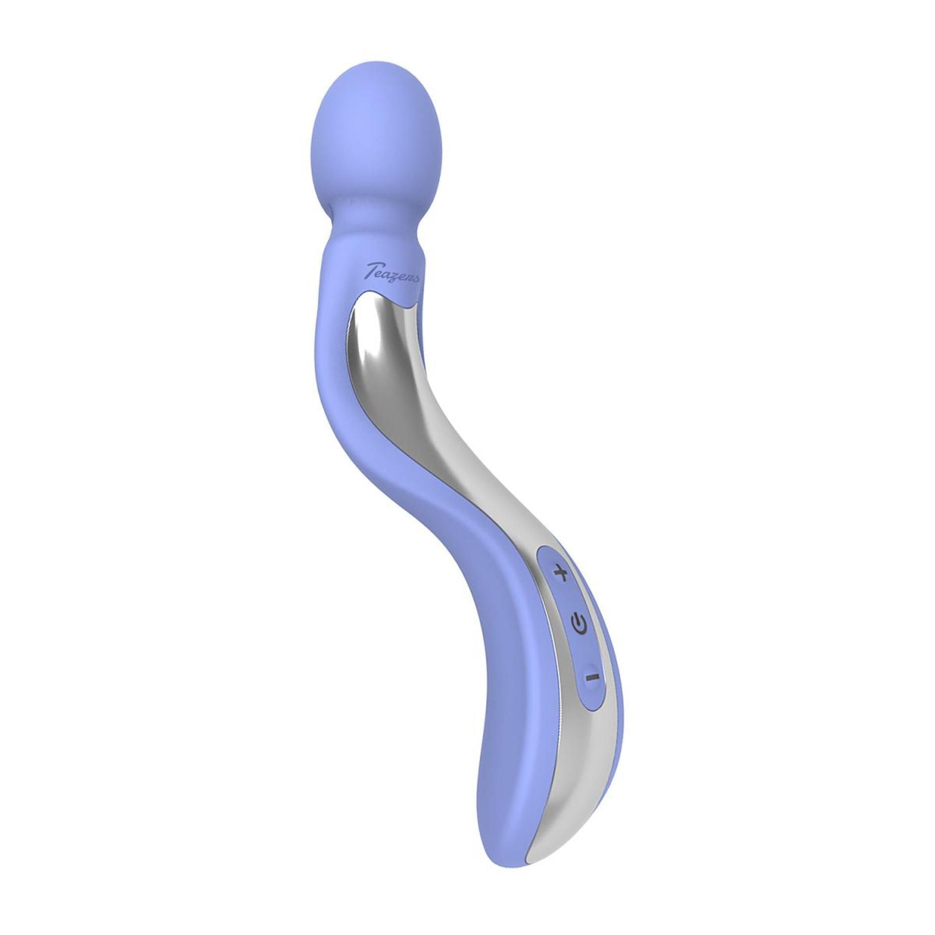 Вибромассажер Teazers Curved Wand, 20.3 см (сиреневый)