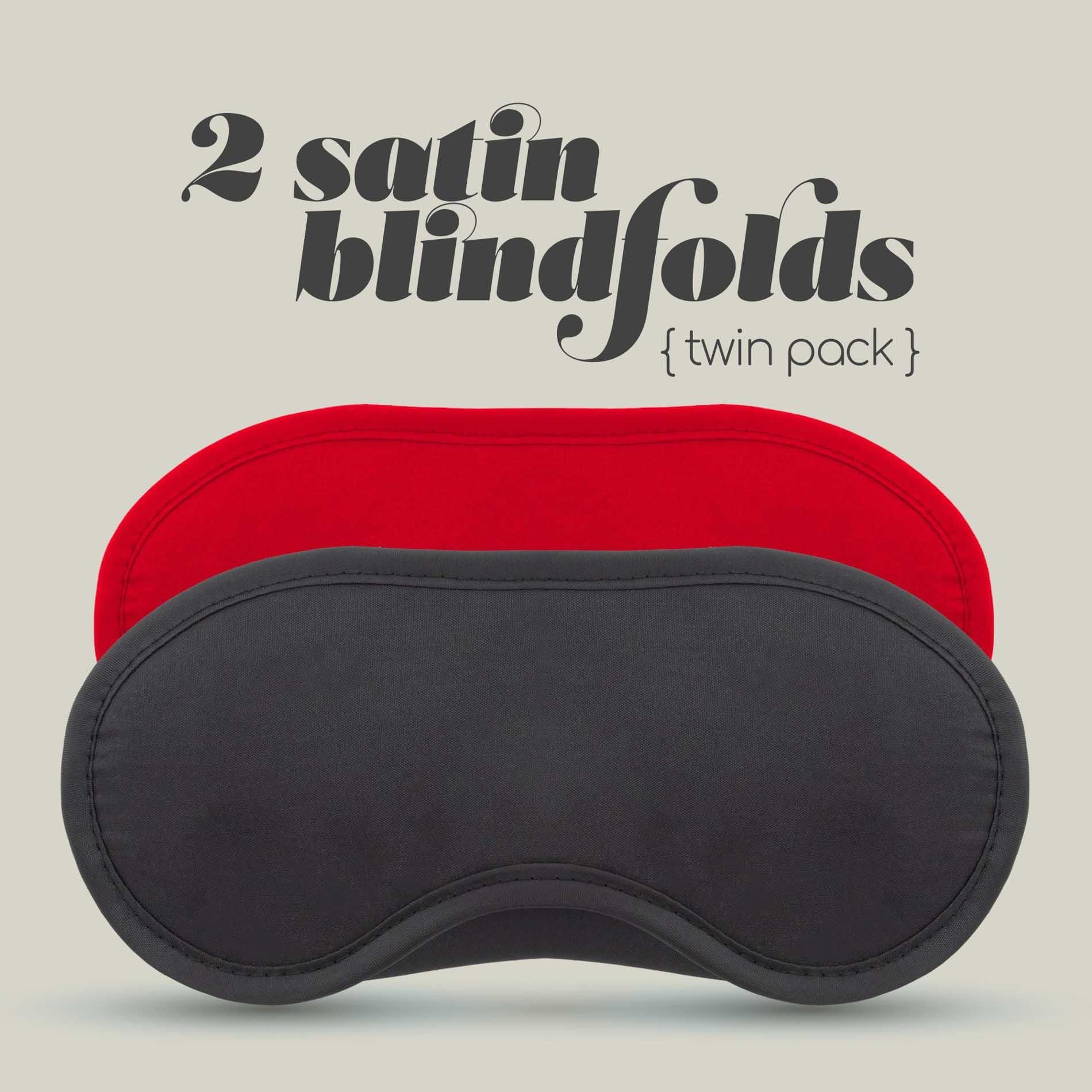 Маска на глаза Crushious 2 Satin Blindfolds, 2 шт (мульти)