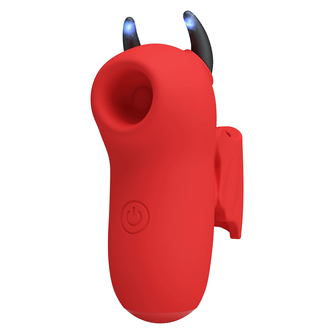 Bezdotykowy stymulator łechtaczki Pretty Love Magic Devil (czerwony)