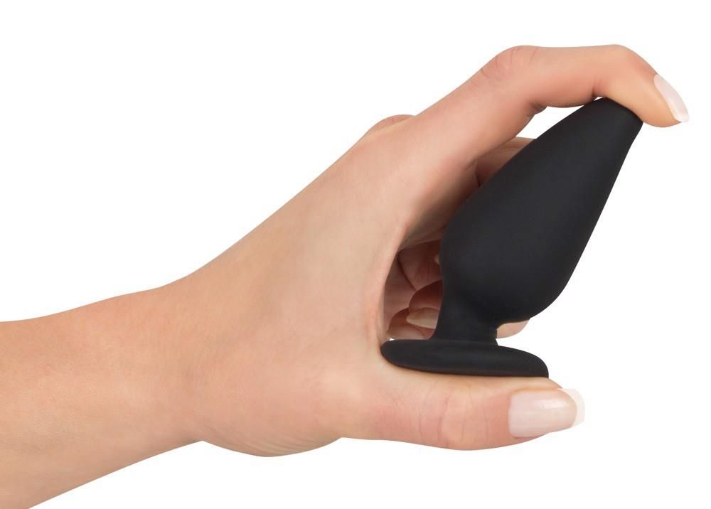 Korek analny Orion Black Velvets Heavy Plug Medium, 8,9 cm (czarny)