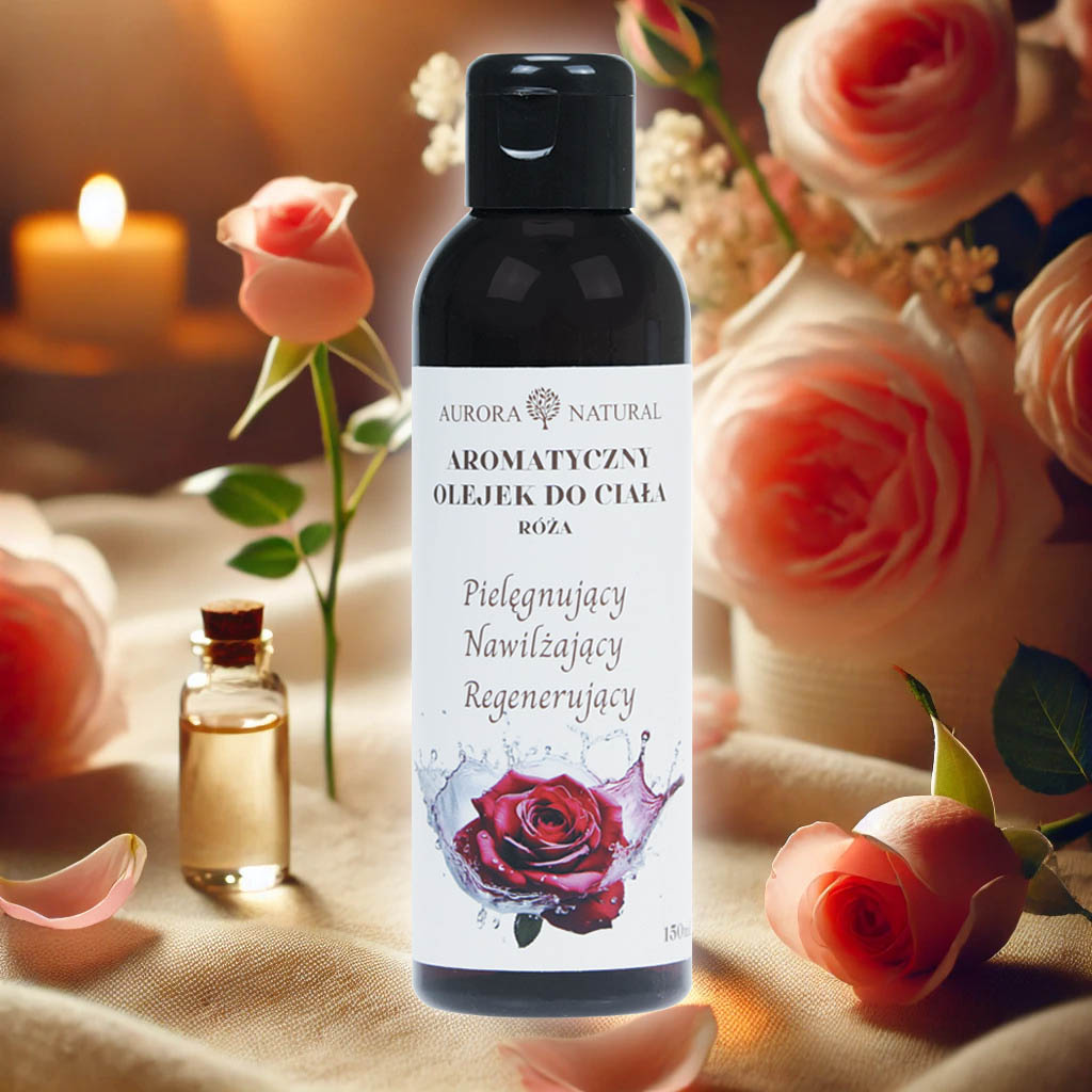 Массажное масло Aurora Naturals роза, 150 мл