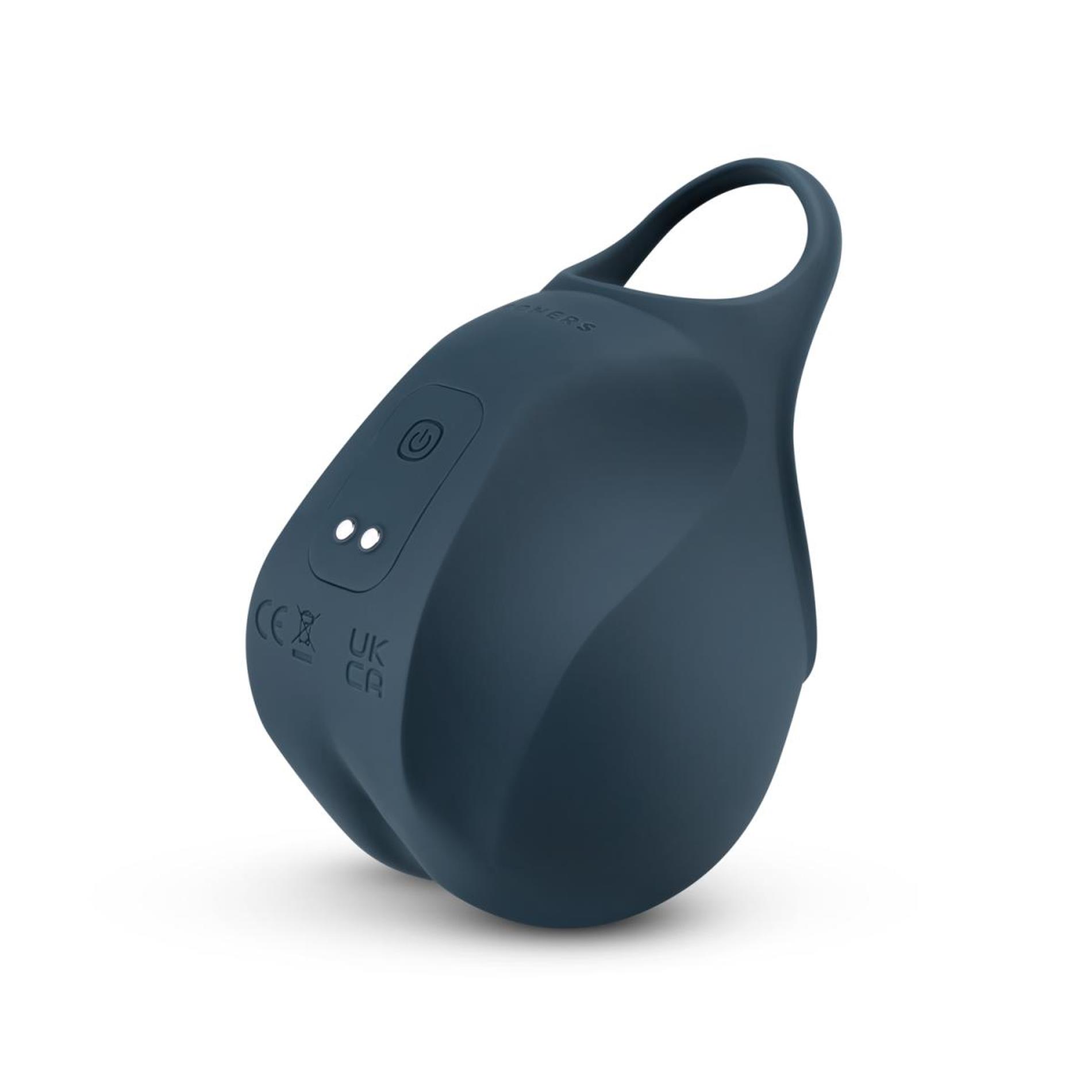 Эрекционное кольцо Boners Stimulating Ball Pouch, 3,8 см (синий)
