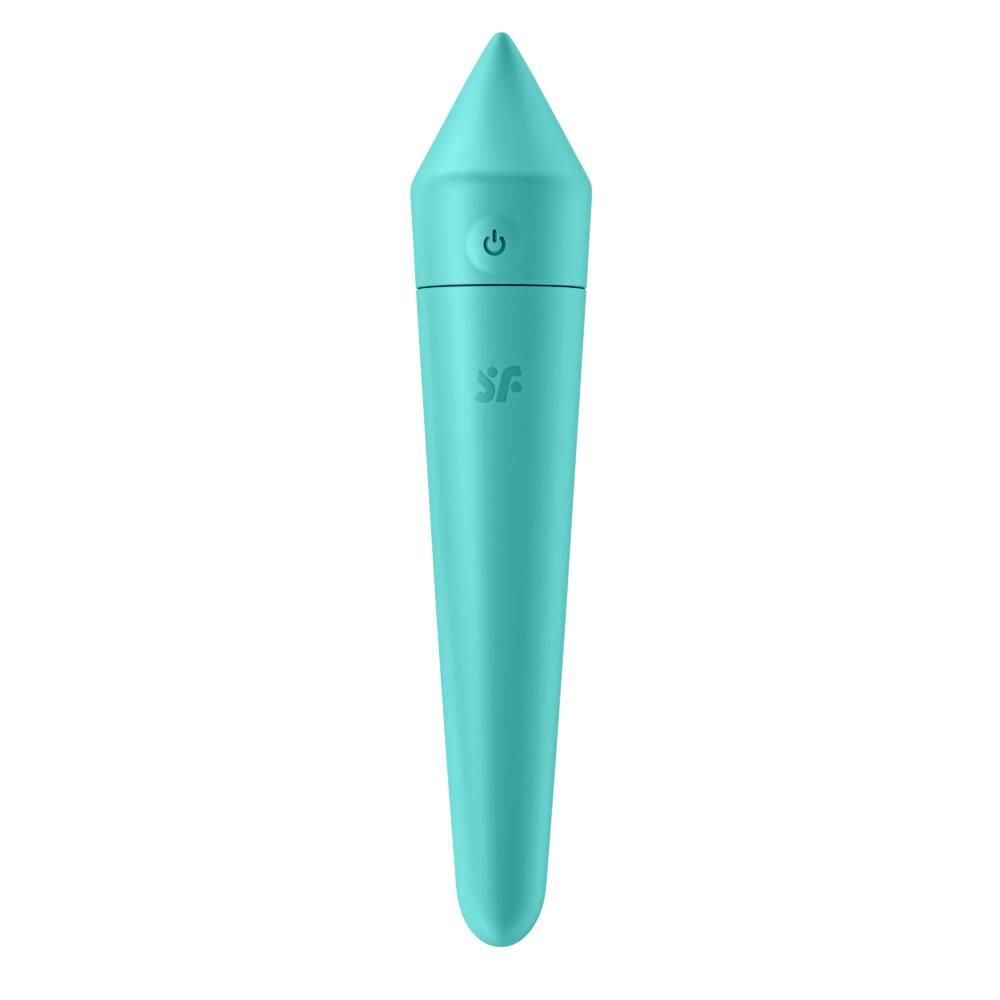 Мини вибратор Satisfyer Ultra Power Bullet 8, 13,6 см (голубой)