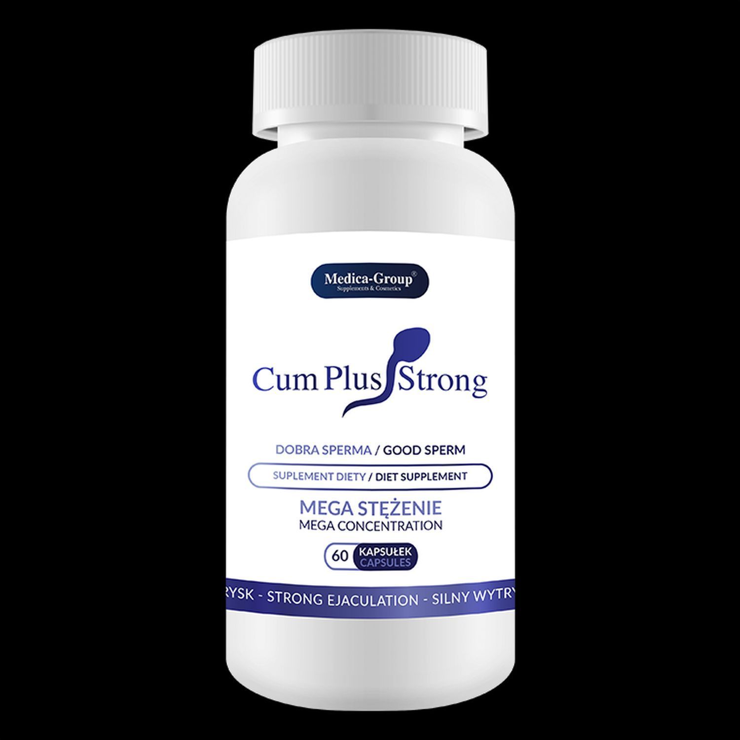 Таблетки для чоловіків Medica-Group Cum Plus Strong, 60 шт.