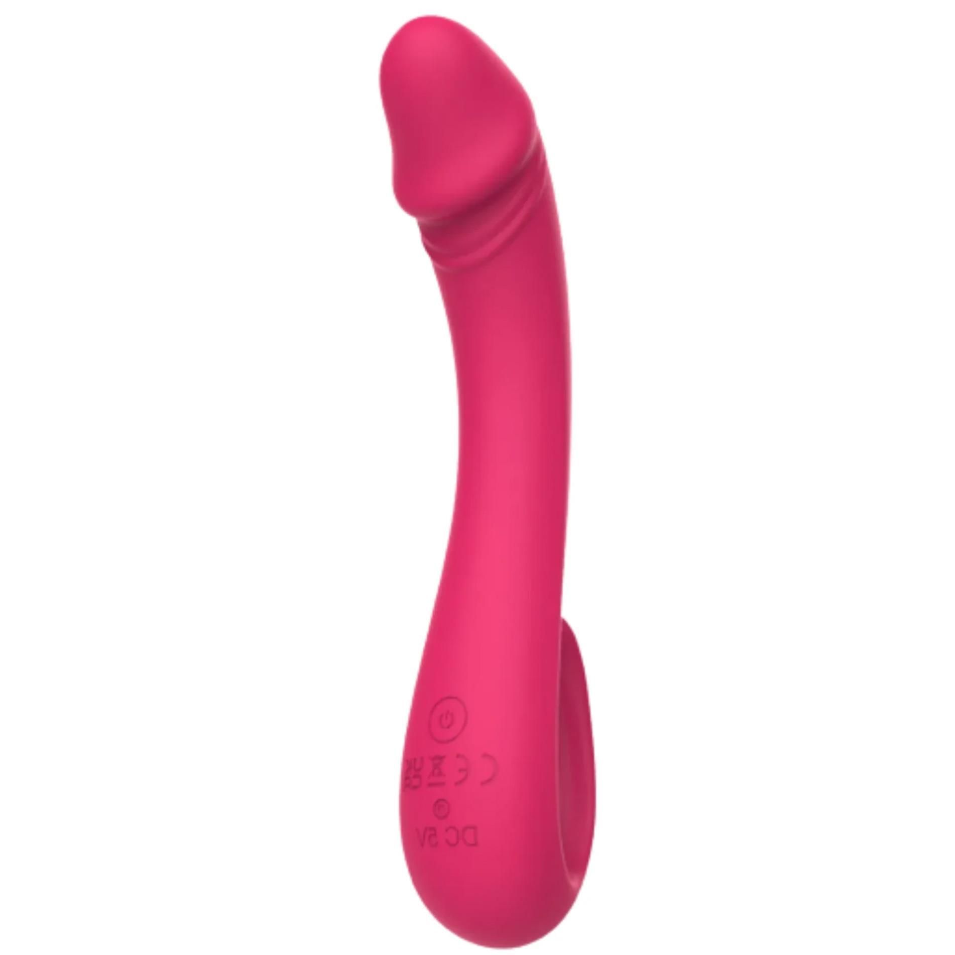 Wibrator Power Escorts Kinky Pleasure Vibey, 19.4 cm (różowy)