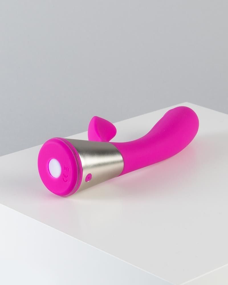 Вибратор-кролик Ohmibod Fuse for Kiiroo, 18 см (розовый)