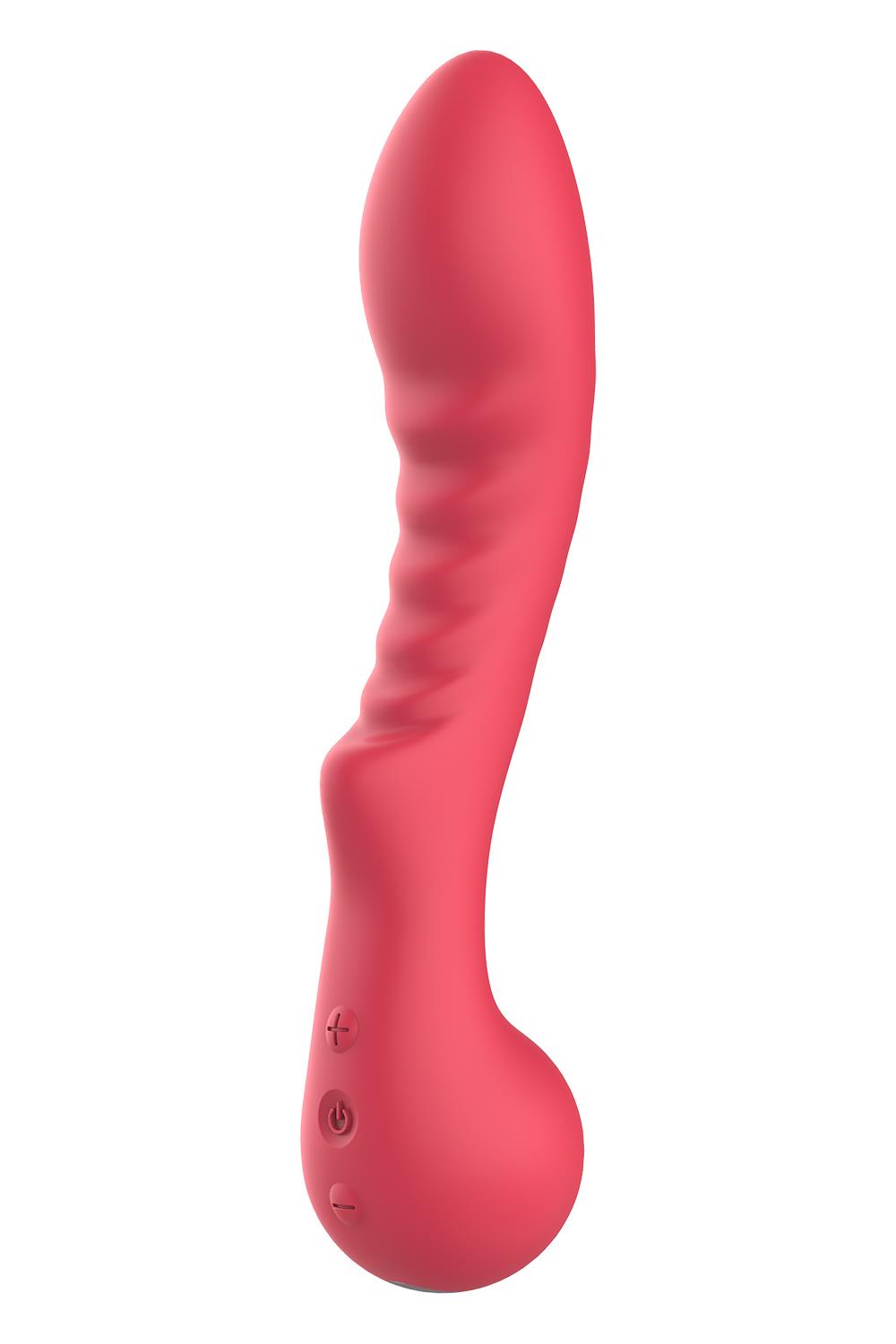 Вибратор Dream Toys Amour Aimee, 22 см (красный)