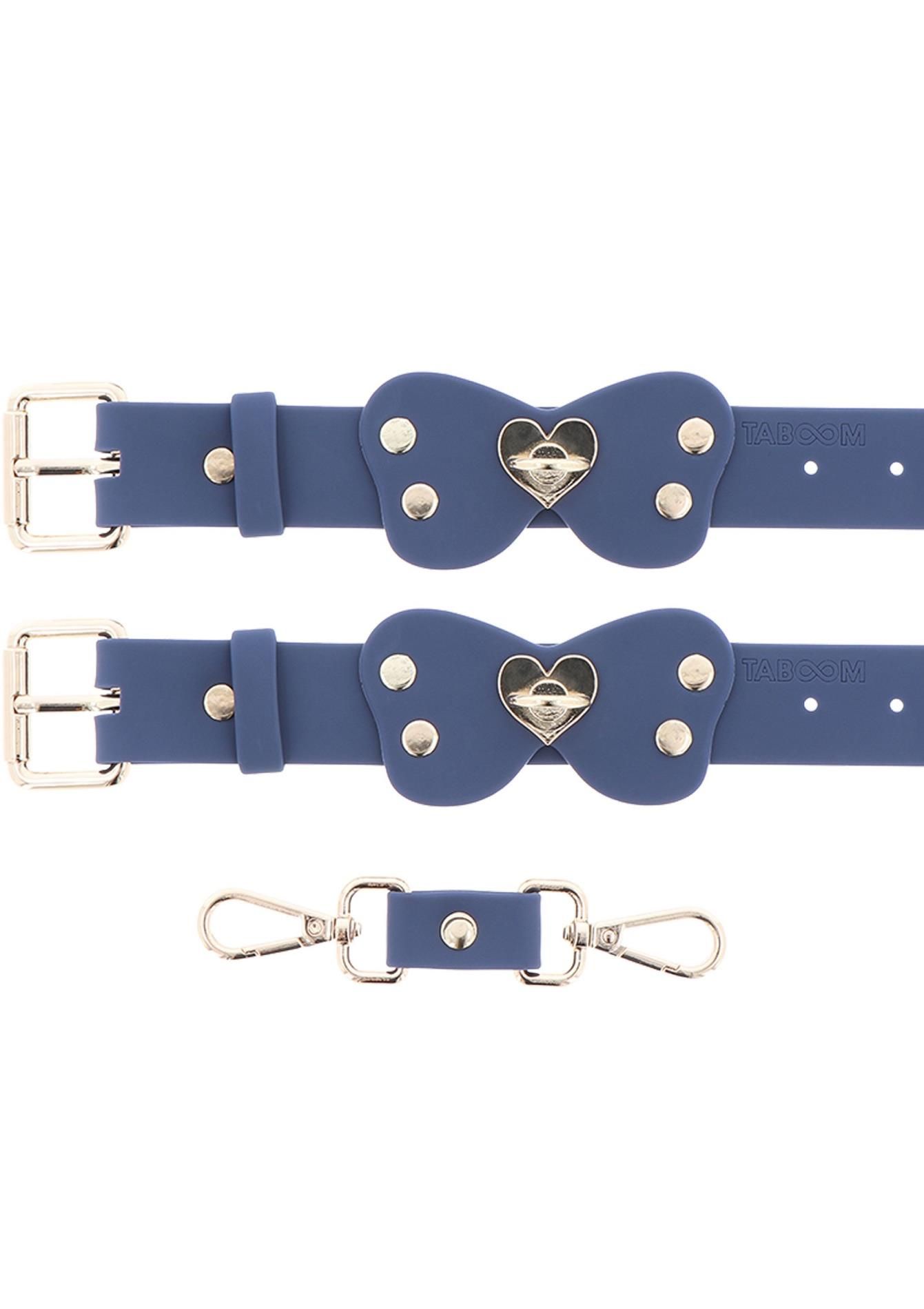 Наручники Taboom Silicone Supreme Wrist Cuffs Set (синій)