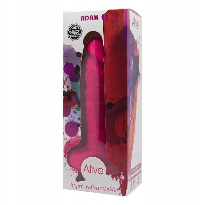 Фаллоимитатор Alive Adam Pink L, 21 см (розовый)