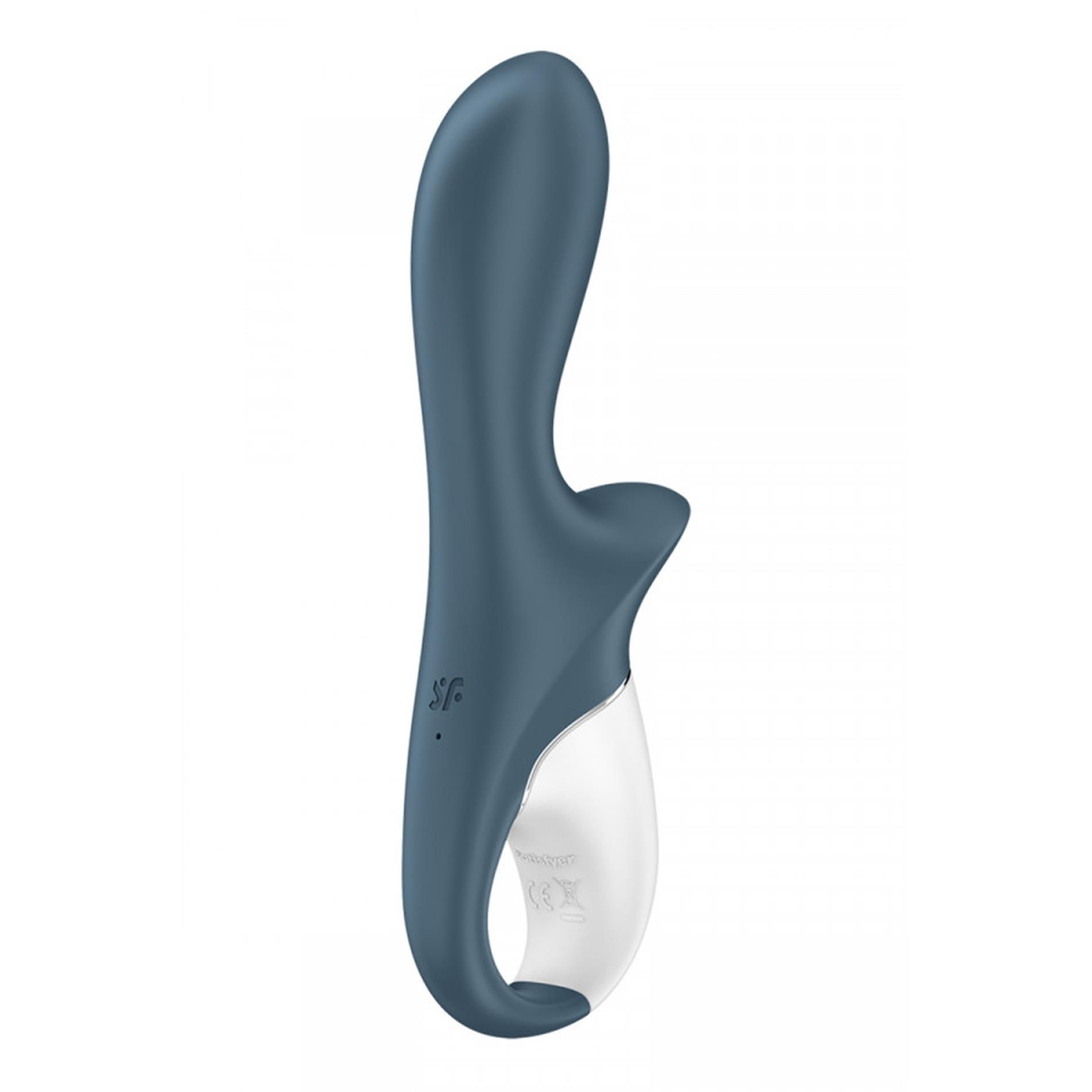 Анальный вибратор Satisfyer Air Pump Booty 2, 19 см (серый)