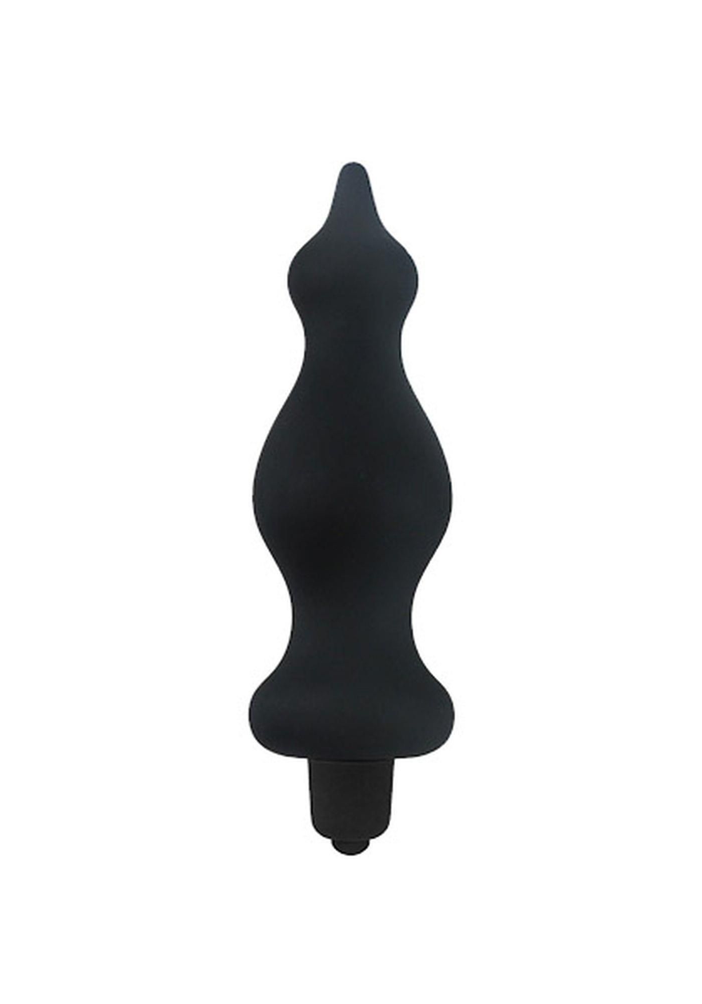 Korek analny Adrien Lastic Bullet Amuse, 12 cm (czarny)