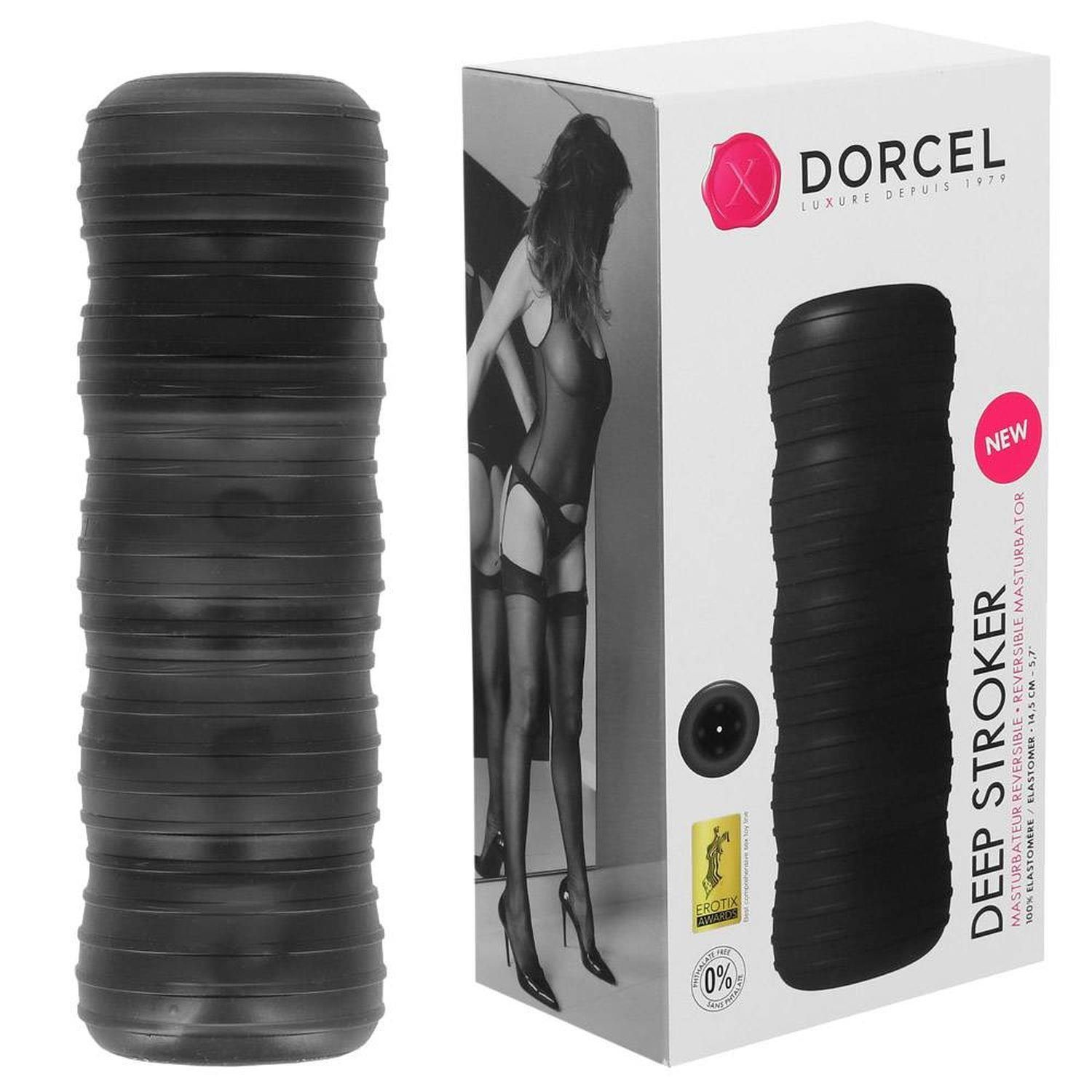 Двусторонний мастурбатор Dorcel Deep Stroker (черный)