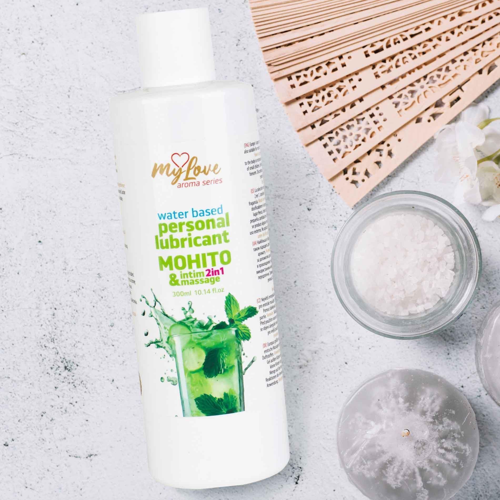 Lubrykant MyLove Aroma Series Intim&Massage 2w1 Mohito, 300 ml