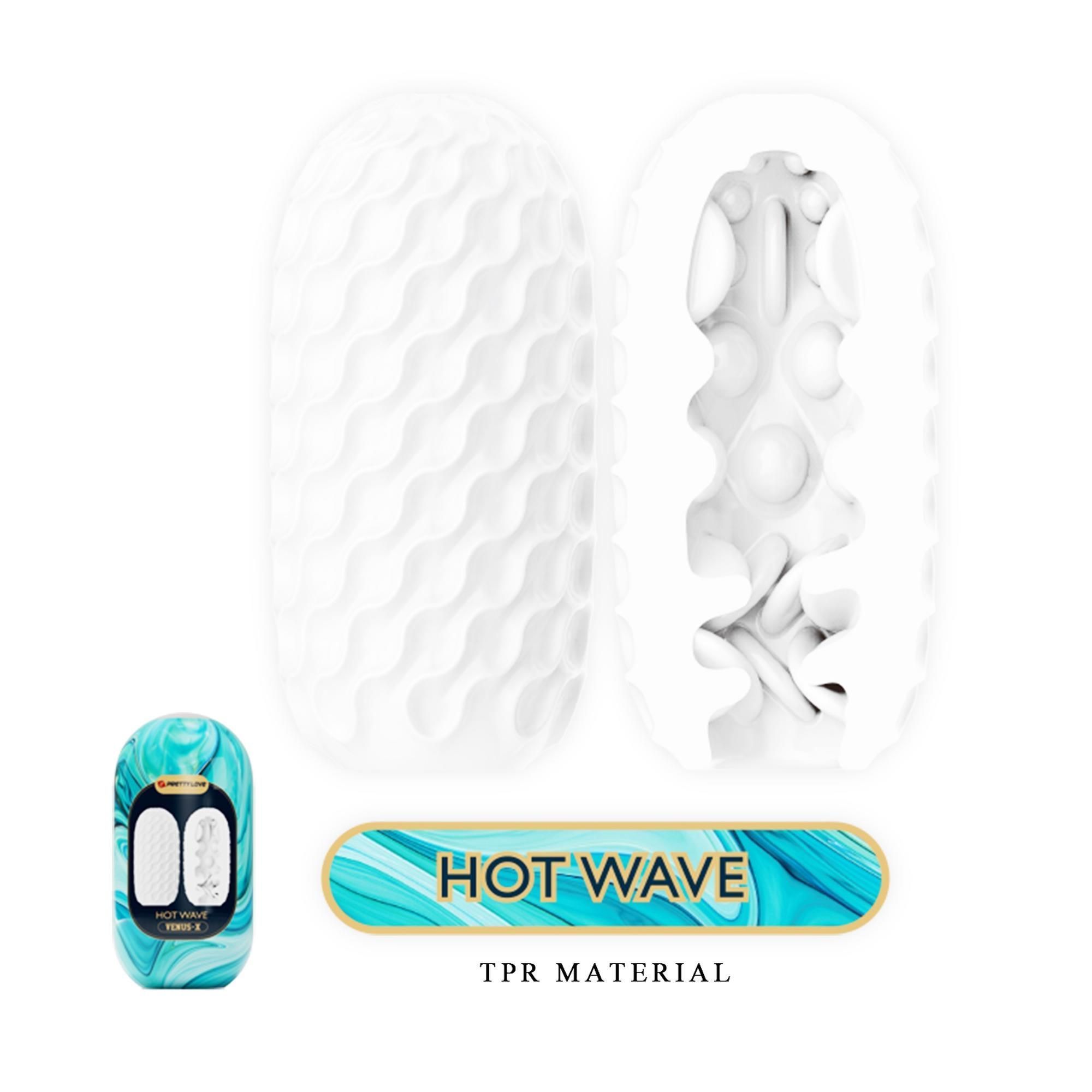 Мастурбатор яйцо Pretty Love Hot Wave Venus X Egg (белый)