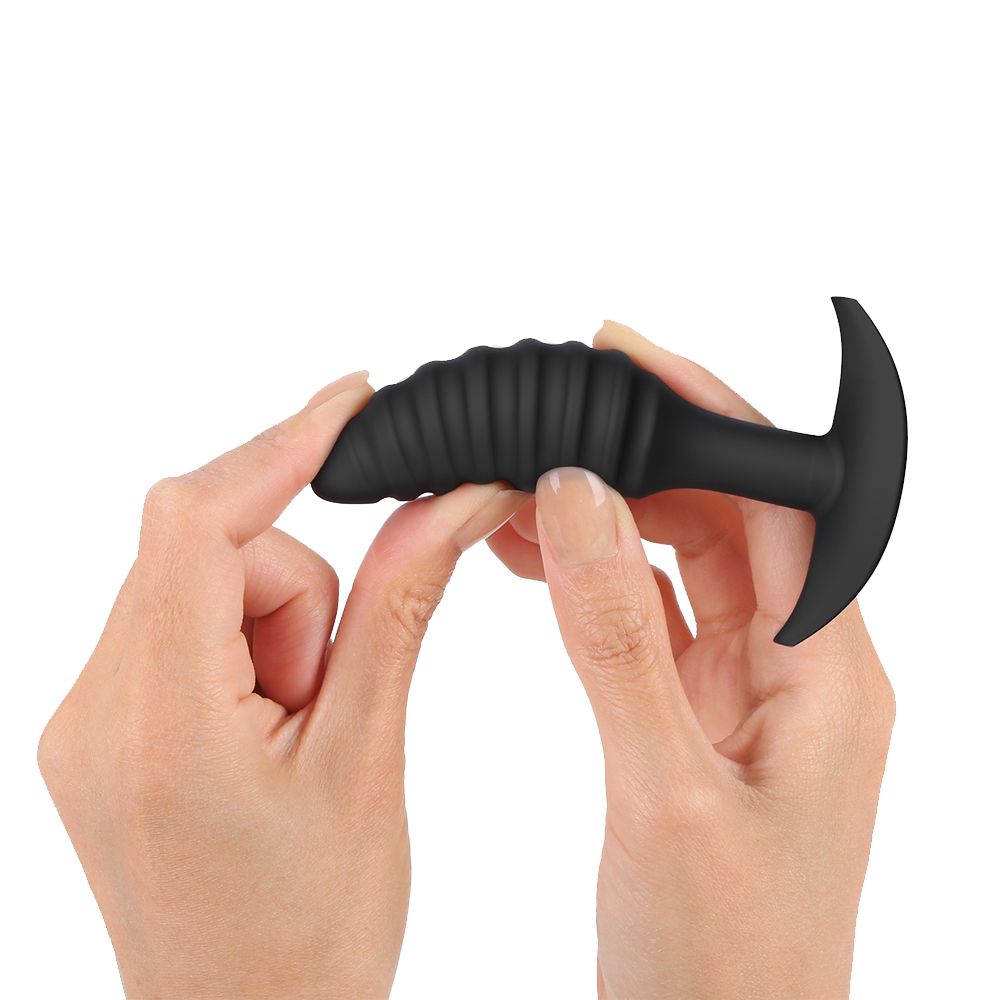 Анальная пробка Dorcel Spiral Plug, 10,6 см (черный)