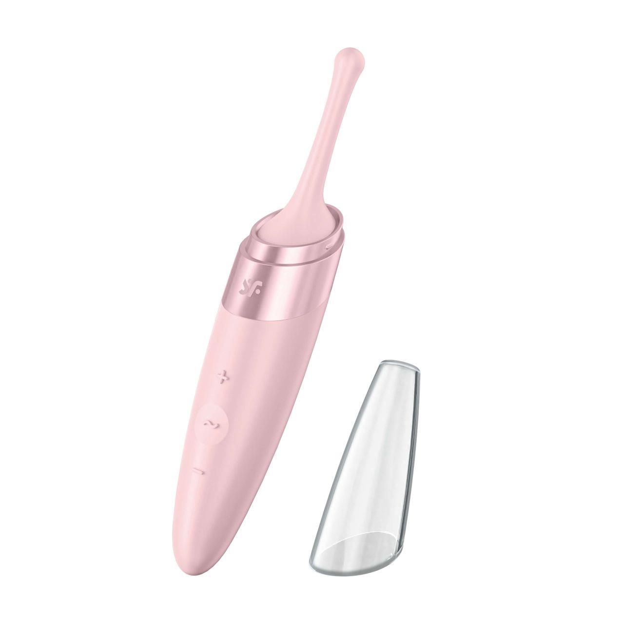 Стимулятор для клітора Satisfyer Twirling Delight, 16 см (рожевий)