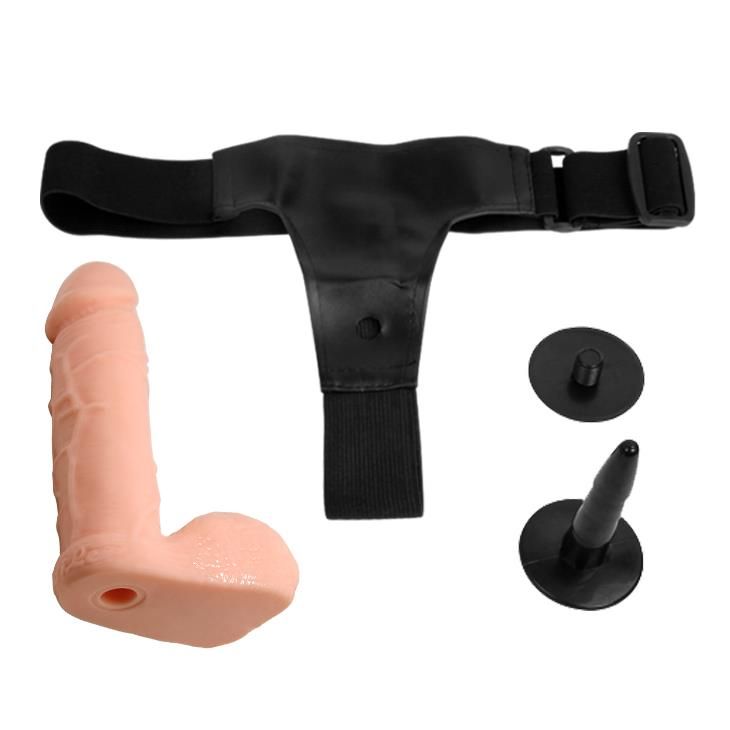 Страпон Ultra Passionate Harness Sensual Comfort, 17.5 см (телесный)