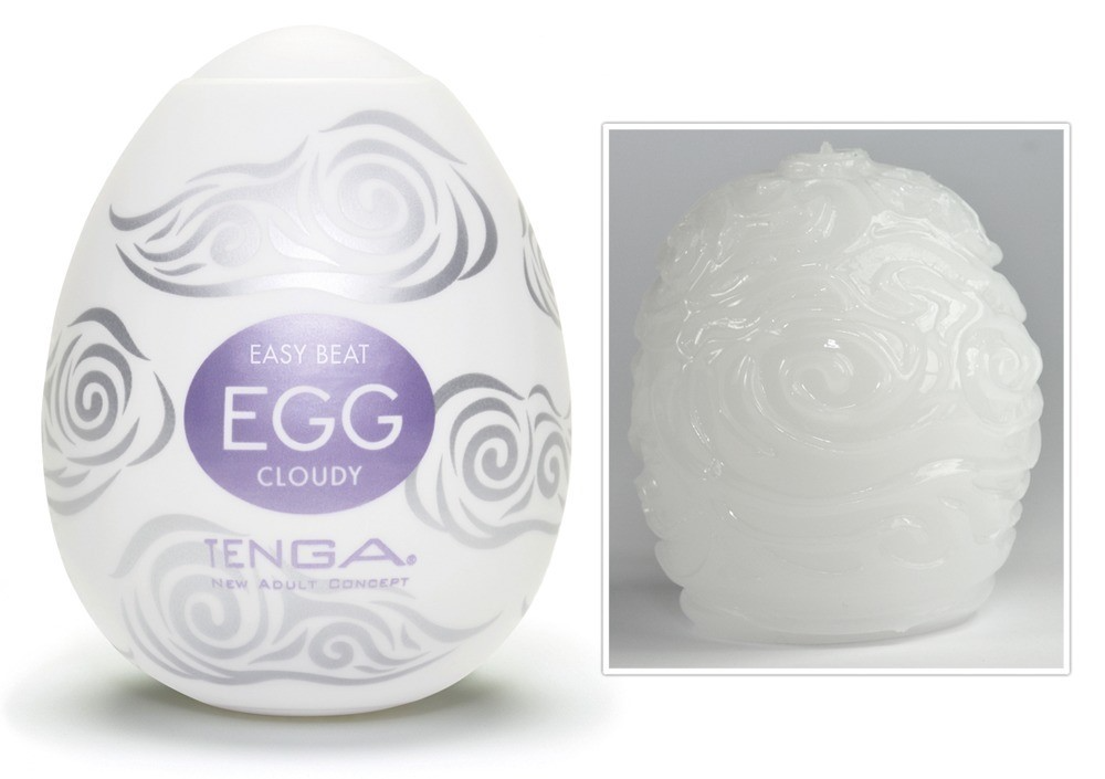 Мастурбатор яйцо Tenga Egg Hard Boiled Cloudy (белый)