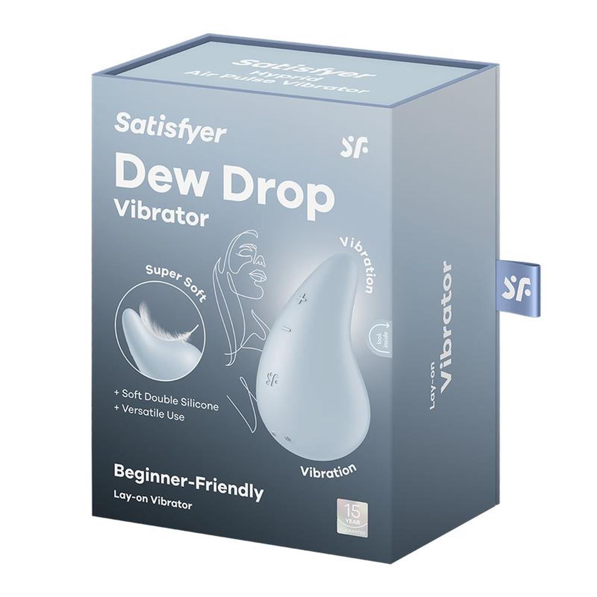 Вибратор для клитора Satisfyer Dew Drop (голубой)