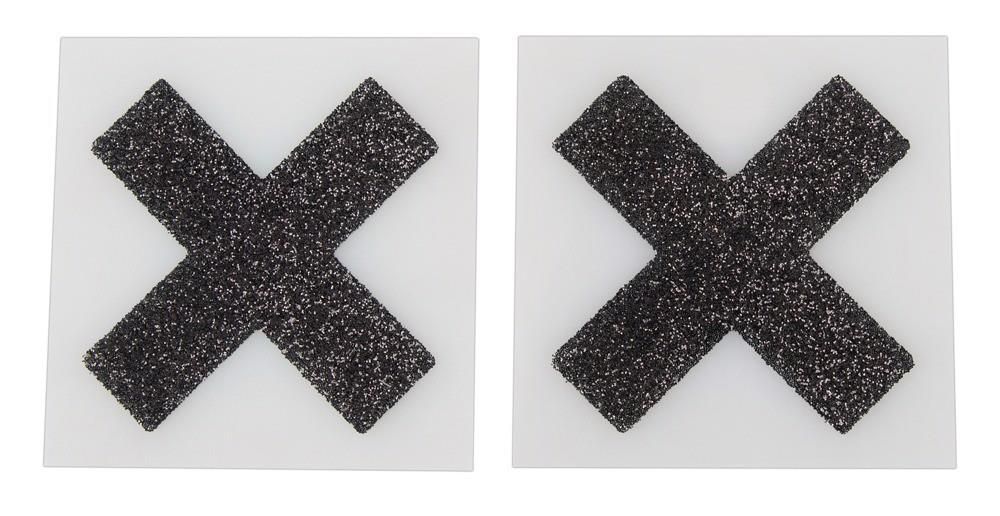 Наклейки на соски Cottelli Collection Nipple Sticker X (чорний)