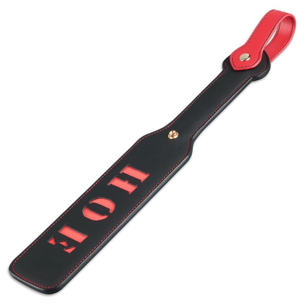 Плеть Rebellion Reign Paddle "Hoe", 38 см (чорний)