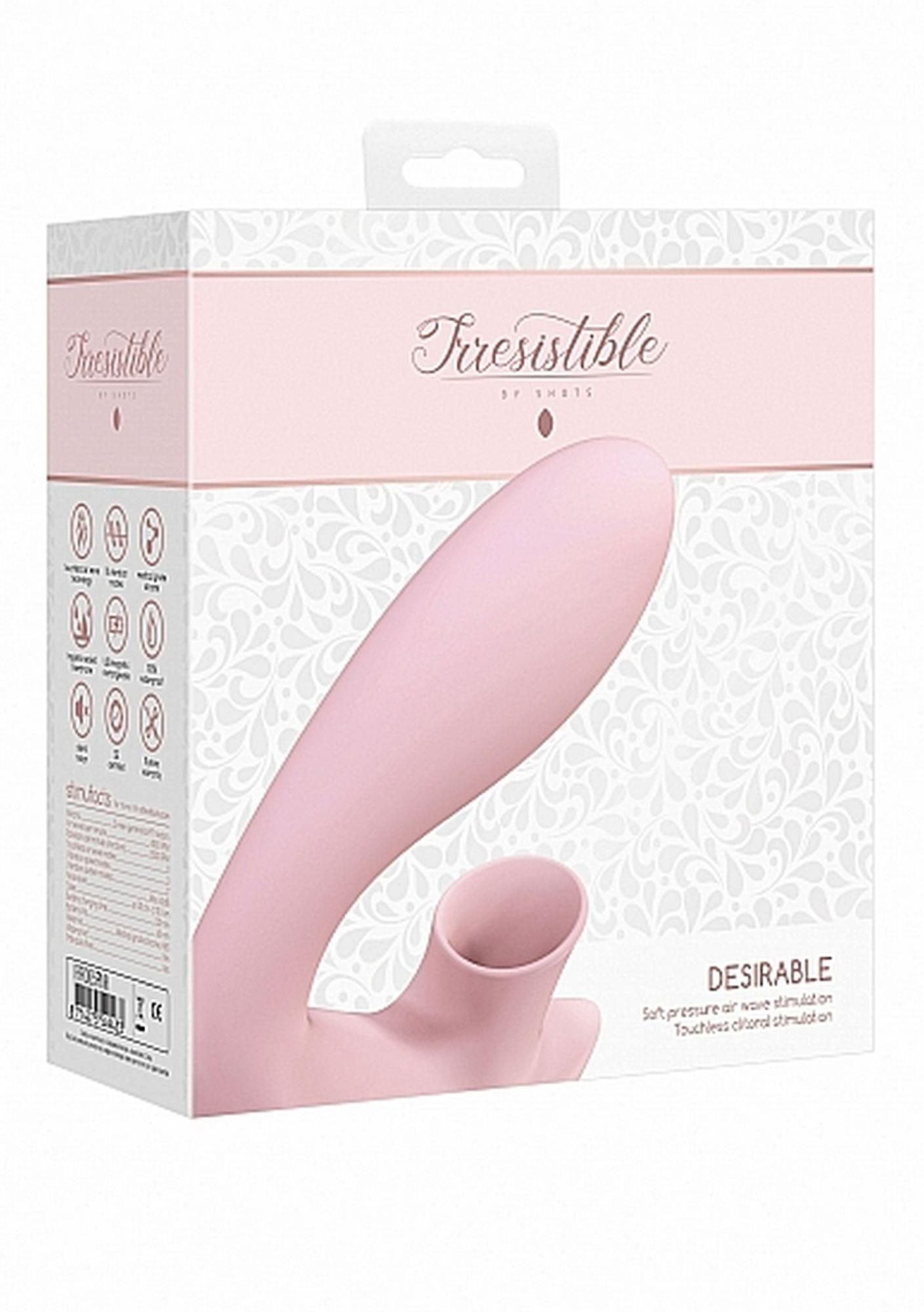 Вибратор Irresistible Desirable, 10.8 см (розовый)