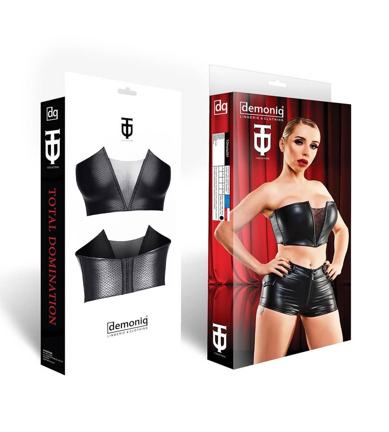 Top Demoniq TDHilda001, XXL (czarny)