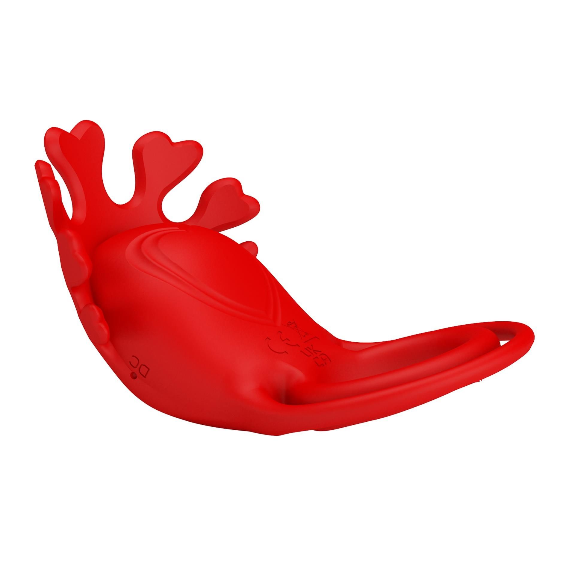 Эрекционное кольцо Pretty Love Vibrant Penis Ring Ruben, 8,5 см (красный)