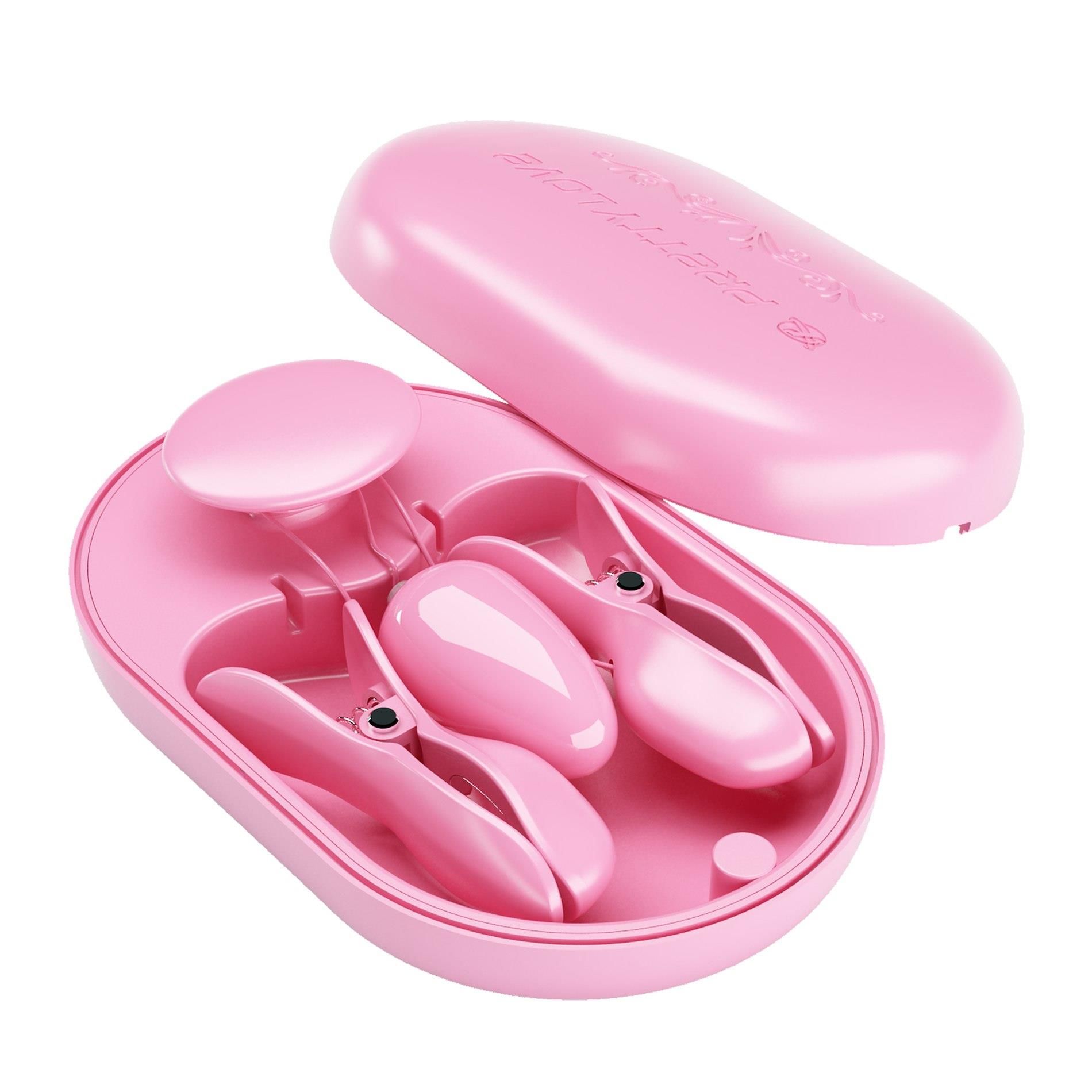 Набор для электростимуляции Pretty Love Surprise Box, 3 шт (светло-розовый)