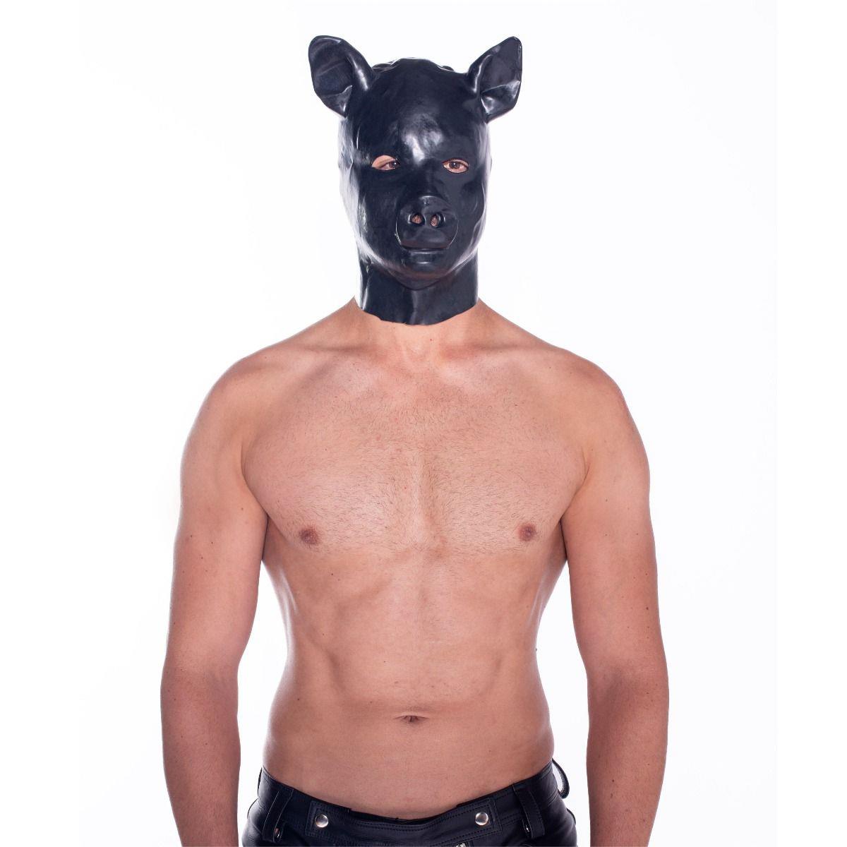 Маска Prowler Latex Pig Hood (чорний)